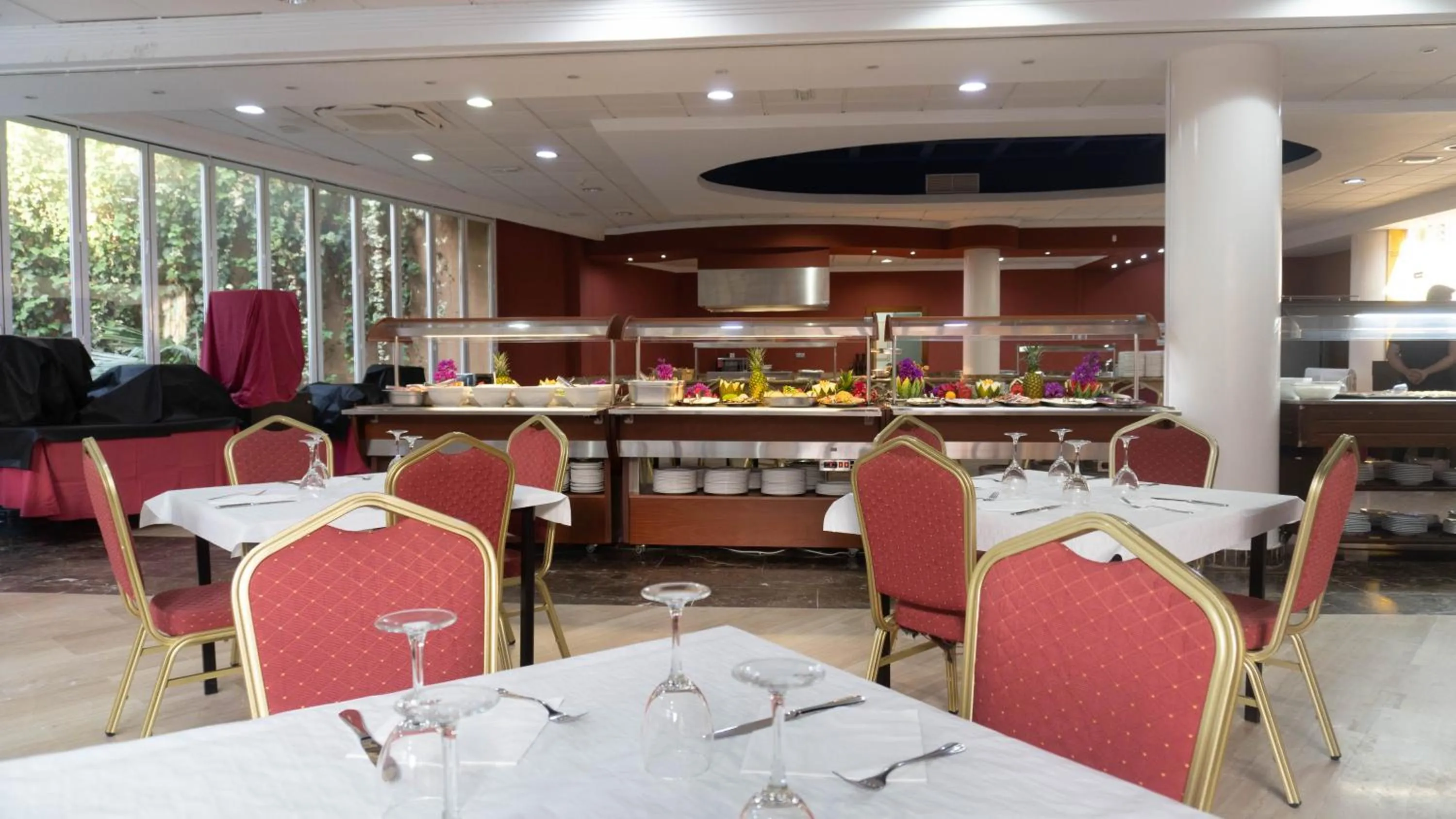 Buffet breakfast in Hotel Mexico