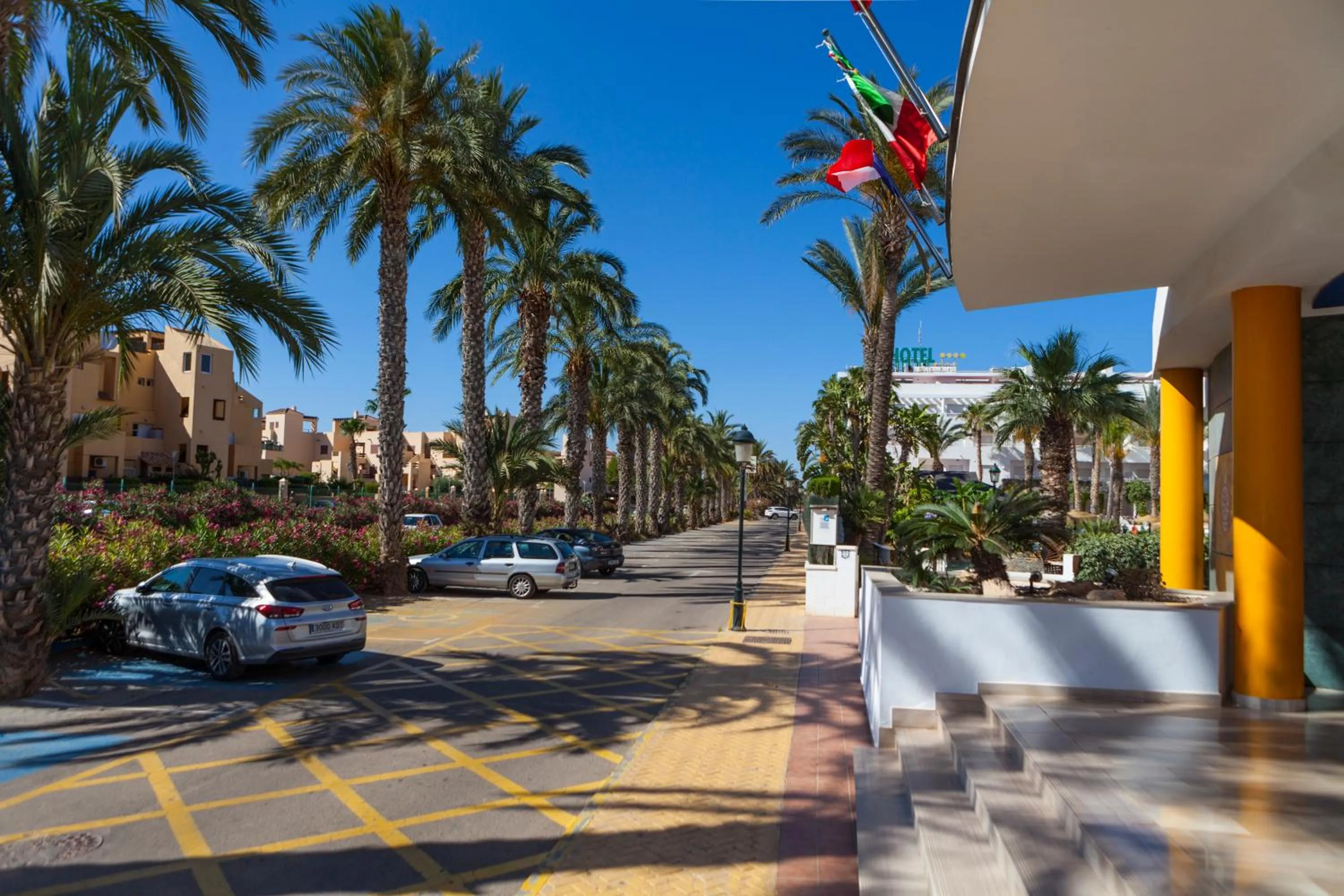 Facade/entrance in Hotel Mexico