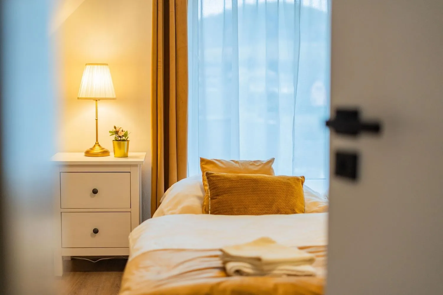 Bedroom, Bed in Wellness Apartmány Vila Republika