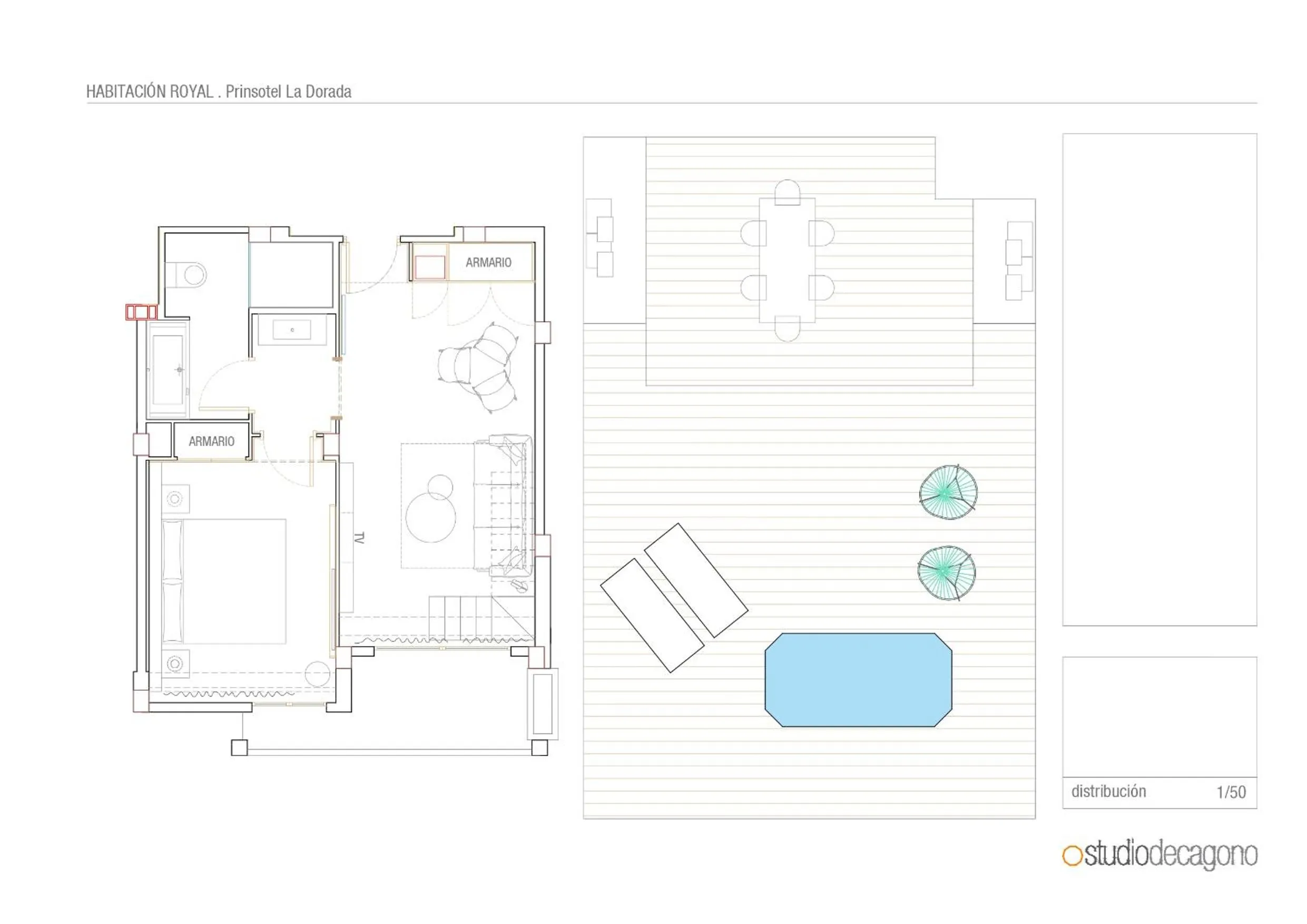 Penthouse One Bedroom Suite with Swimming Pool - single occupancy in Prinsotel La Dorada & Spa