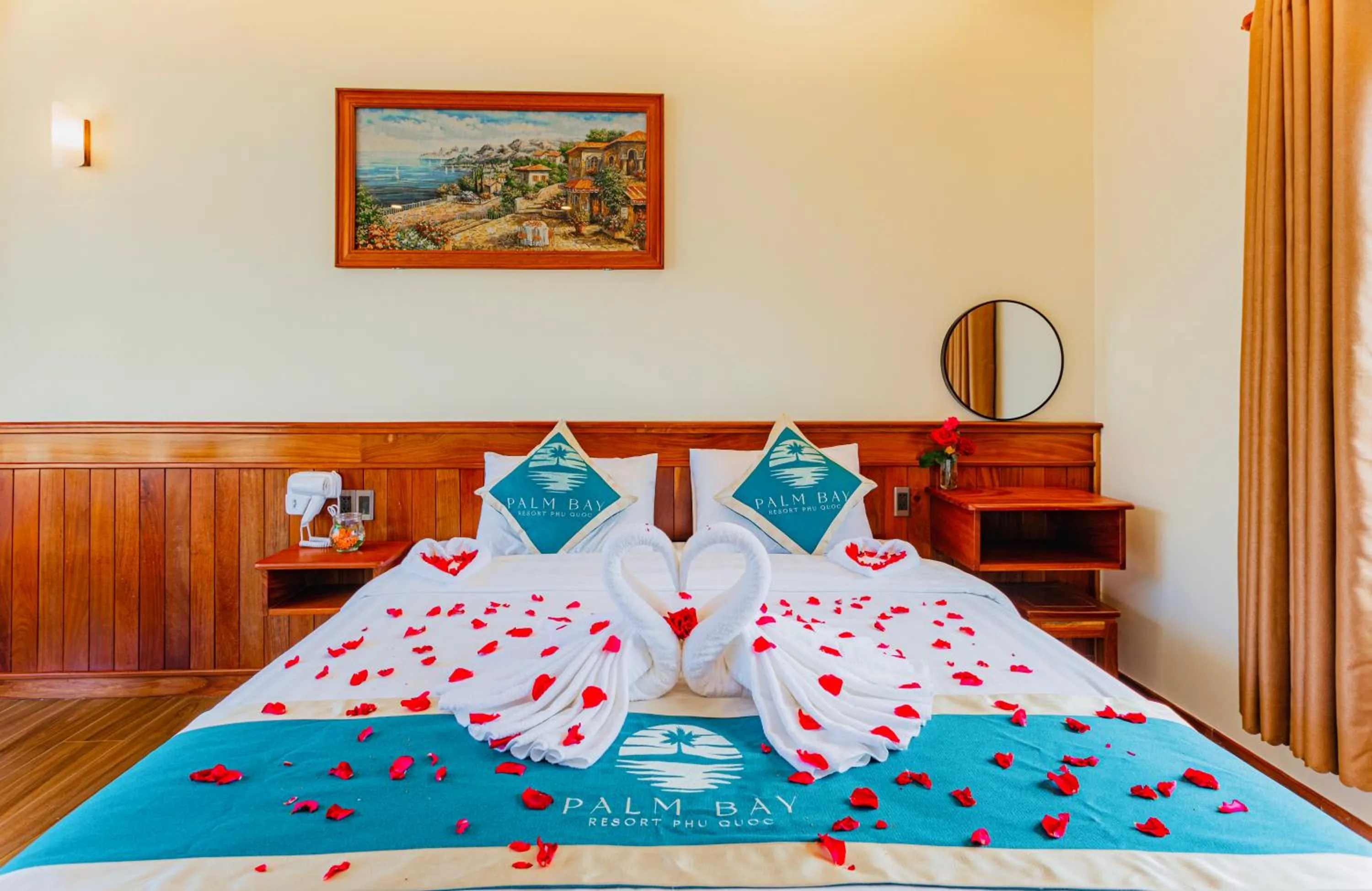 Bed in Palm Bay Resort Phu Quoc