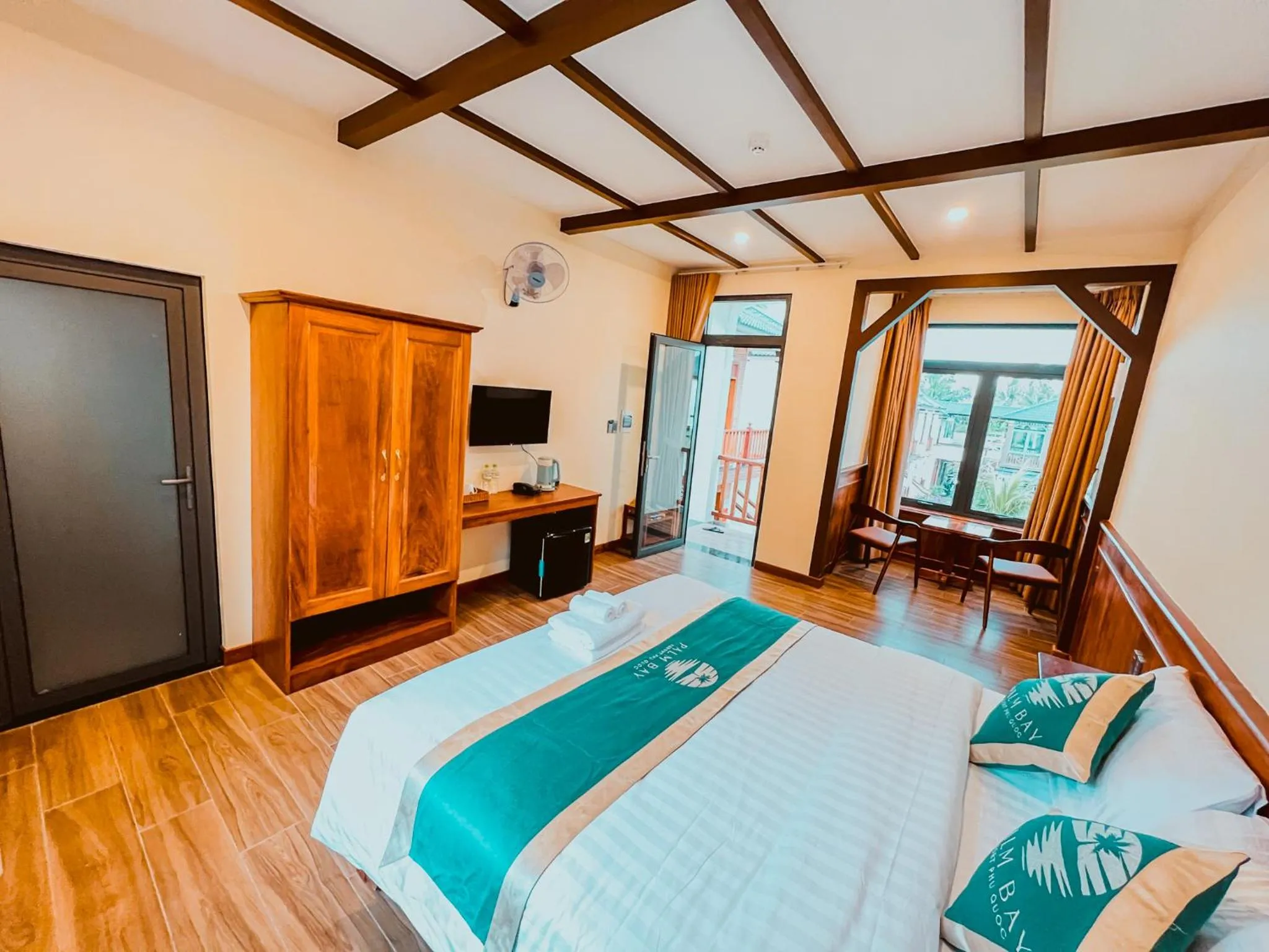 Bed in Palm Bay Resort Phu Quoc