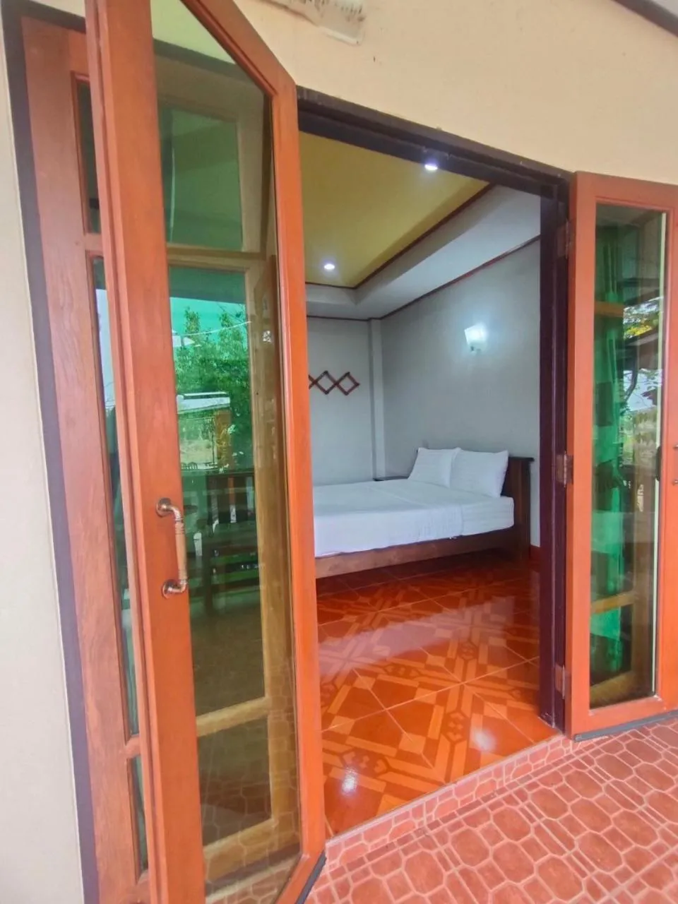 Bed in Chatchawan Resort