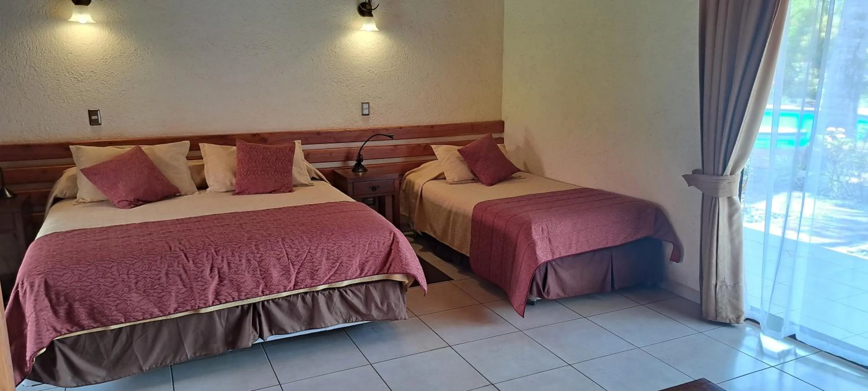 Bed in Hotel Puku Vai