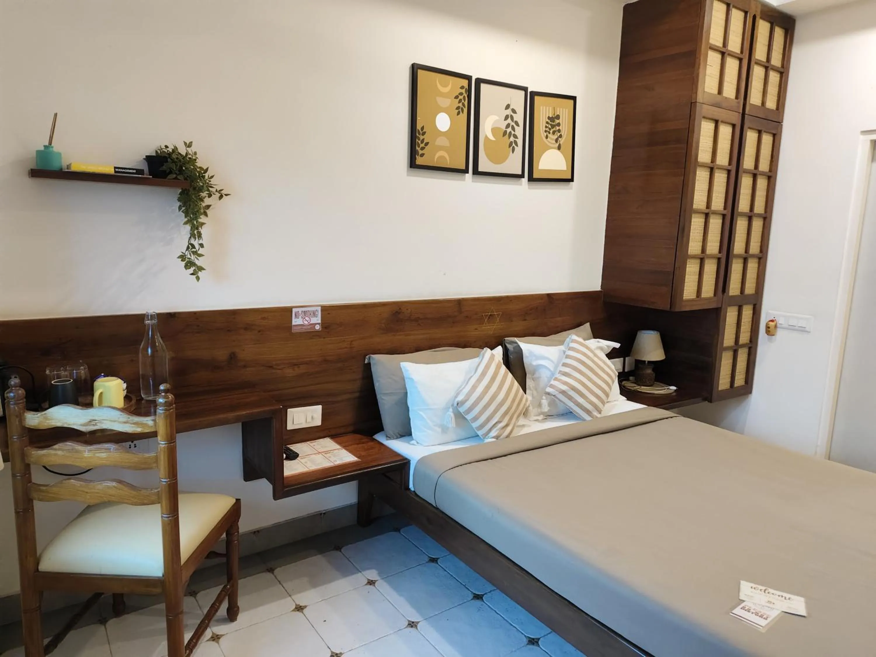 Decorative detail, Bed in Casa Mel