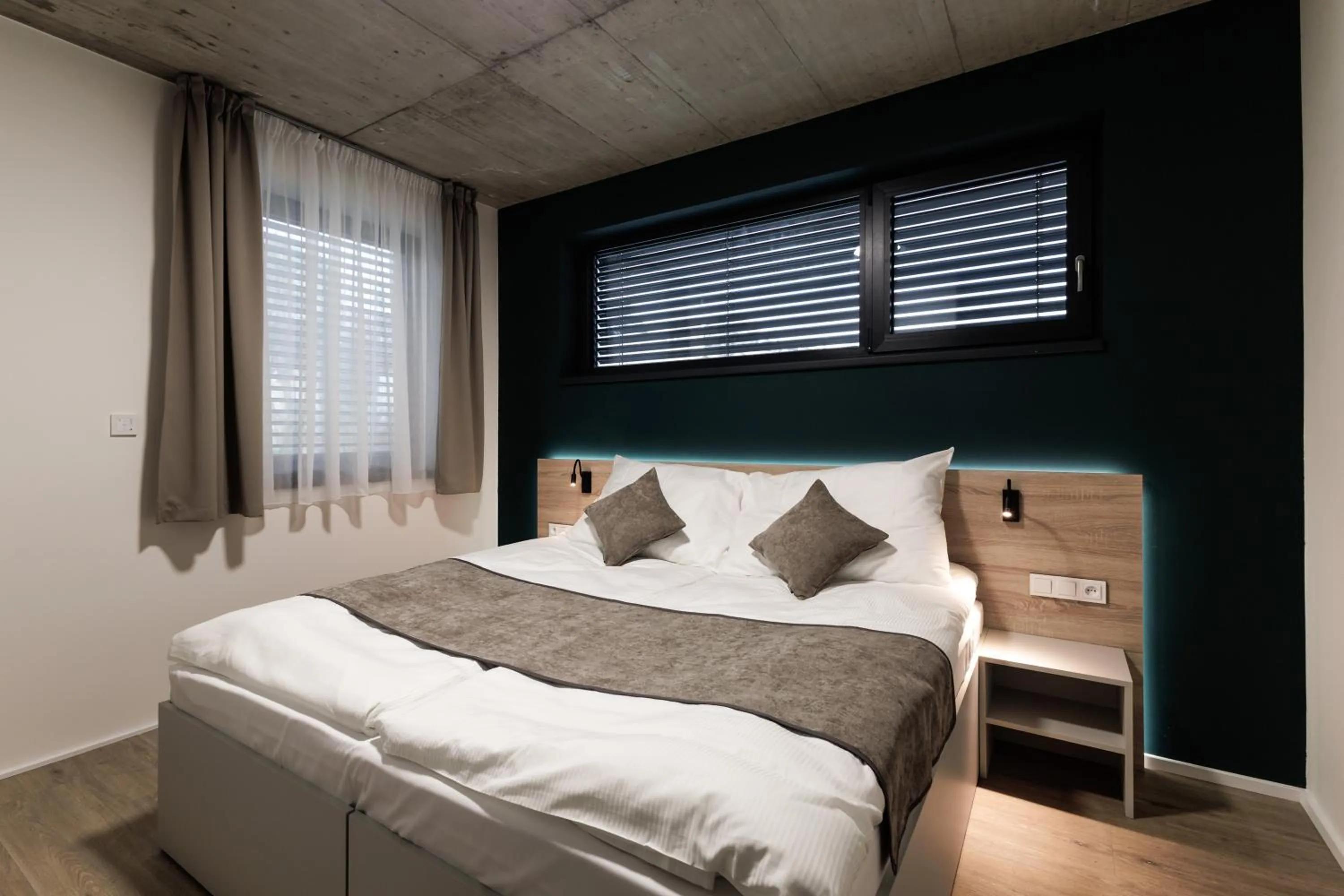 Bed in Aparthotel Na Klenici