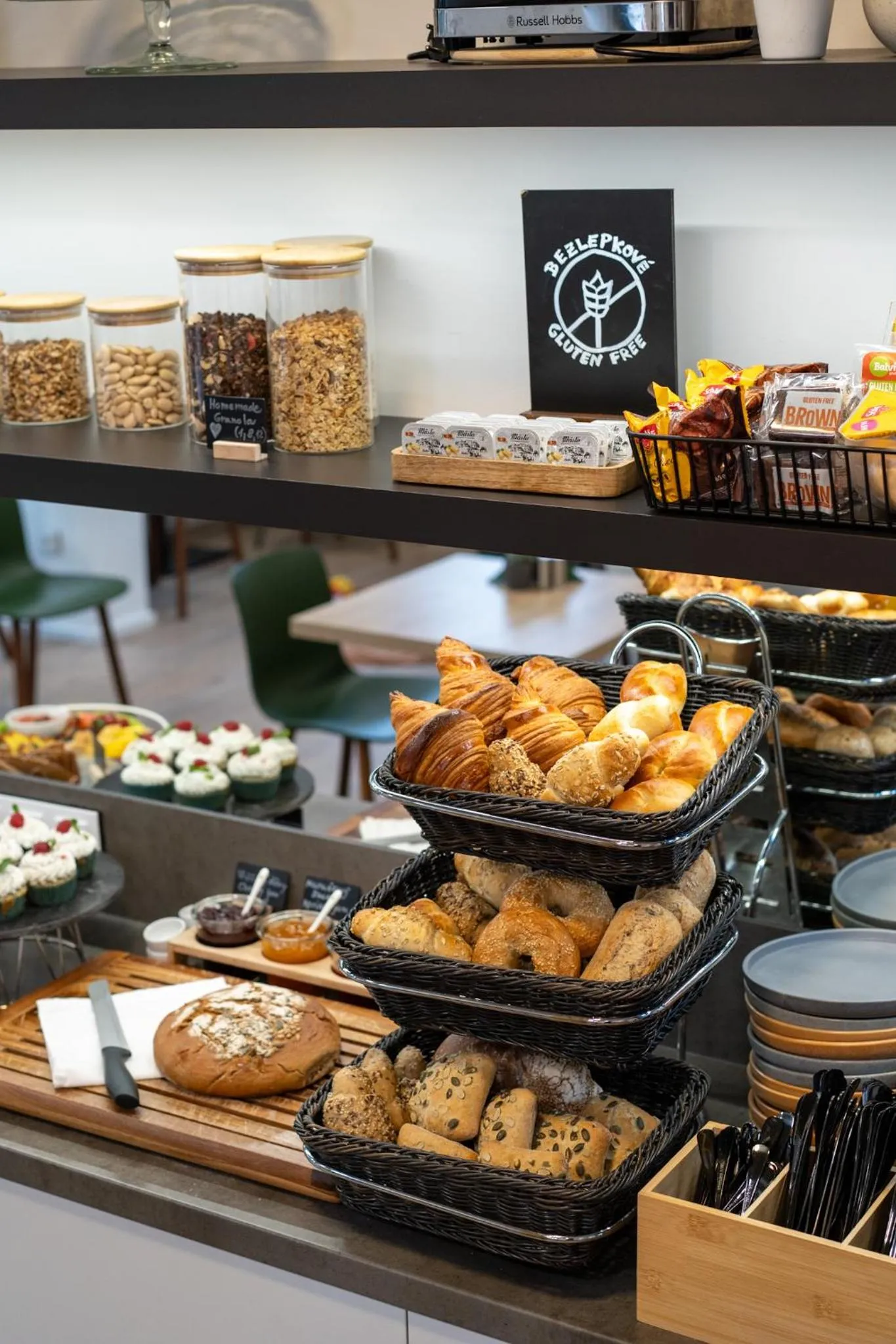 Breakfast in Aparthotel Na Klenici