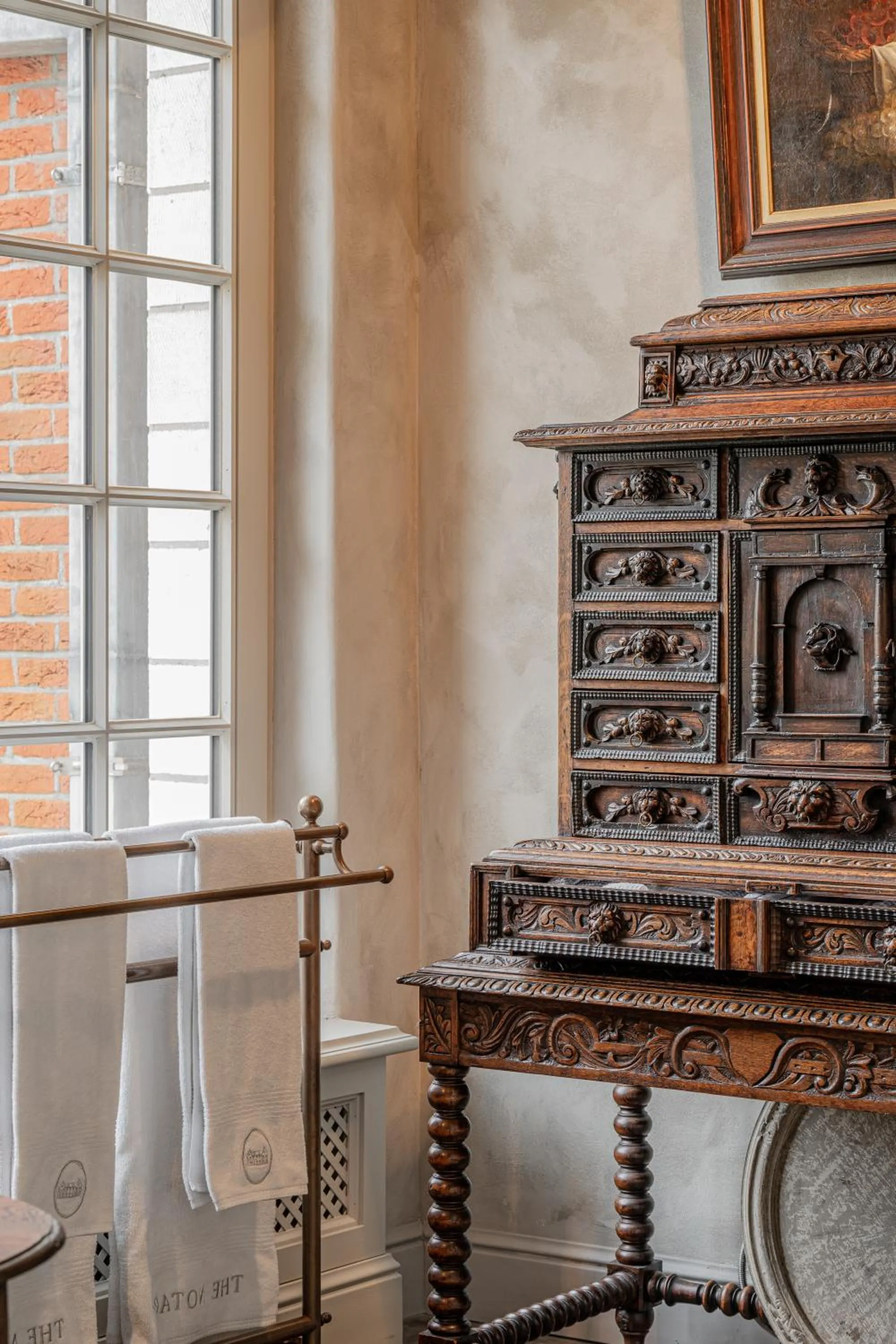 Decorative detail in The Notary