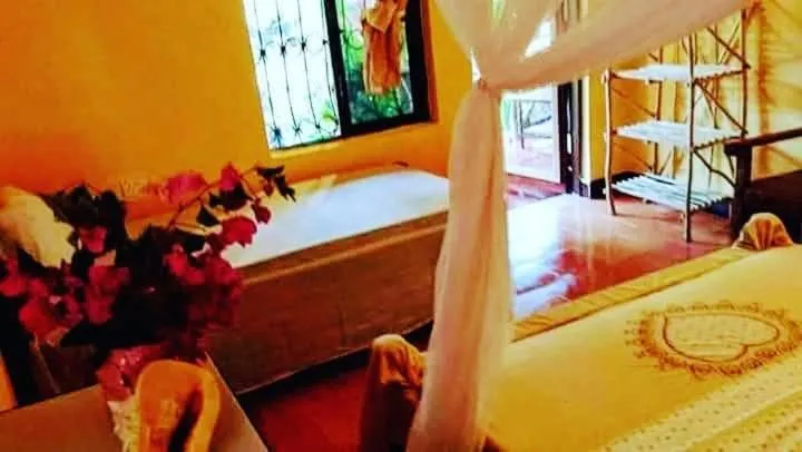 Bed in Sipano Beach Lodge Kiwengwa