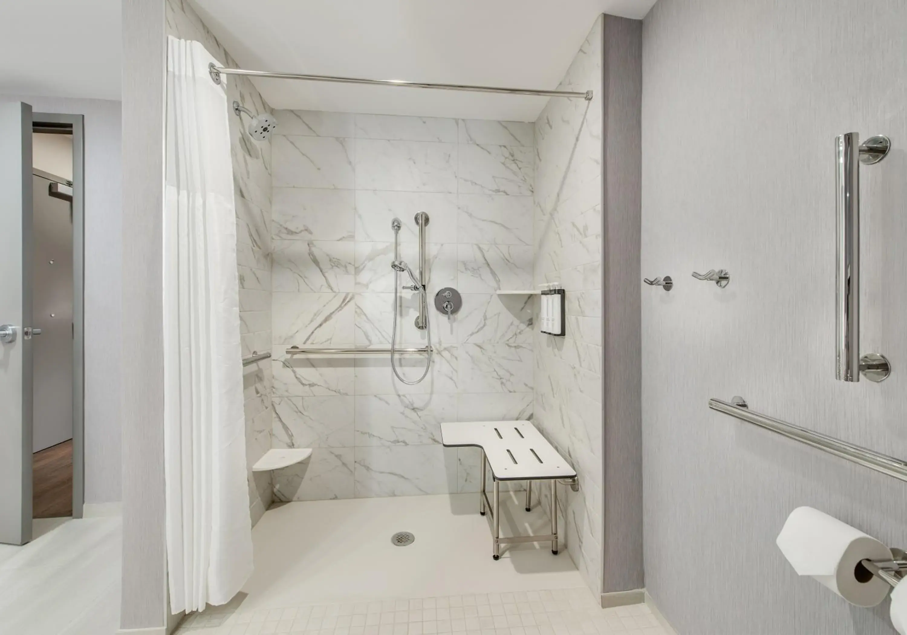 King Suite with Sofa Bed and Roll-In Shower - Disability Access in Hyatt Place Newark-Main Street King Suite with Sofa Bed and Roll-In Shower - Disability Access in Hyatt Place Newark-Main Street