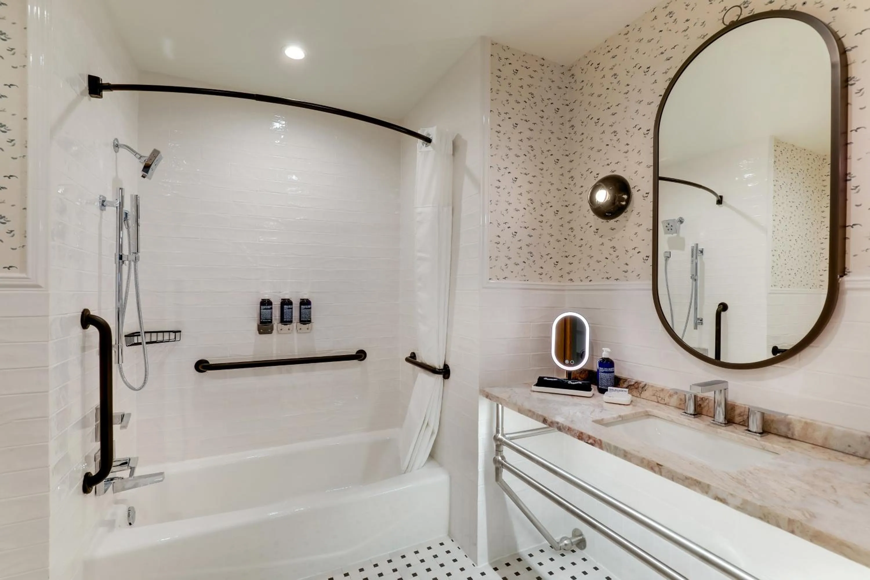 Bathroom in Trilogy Hotel Montgomery, Autograph Collection