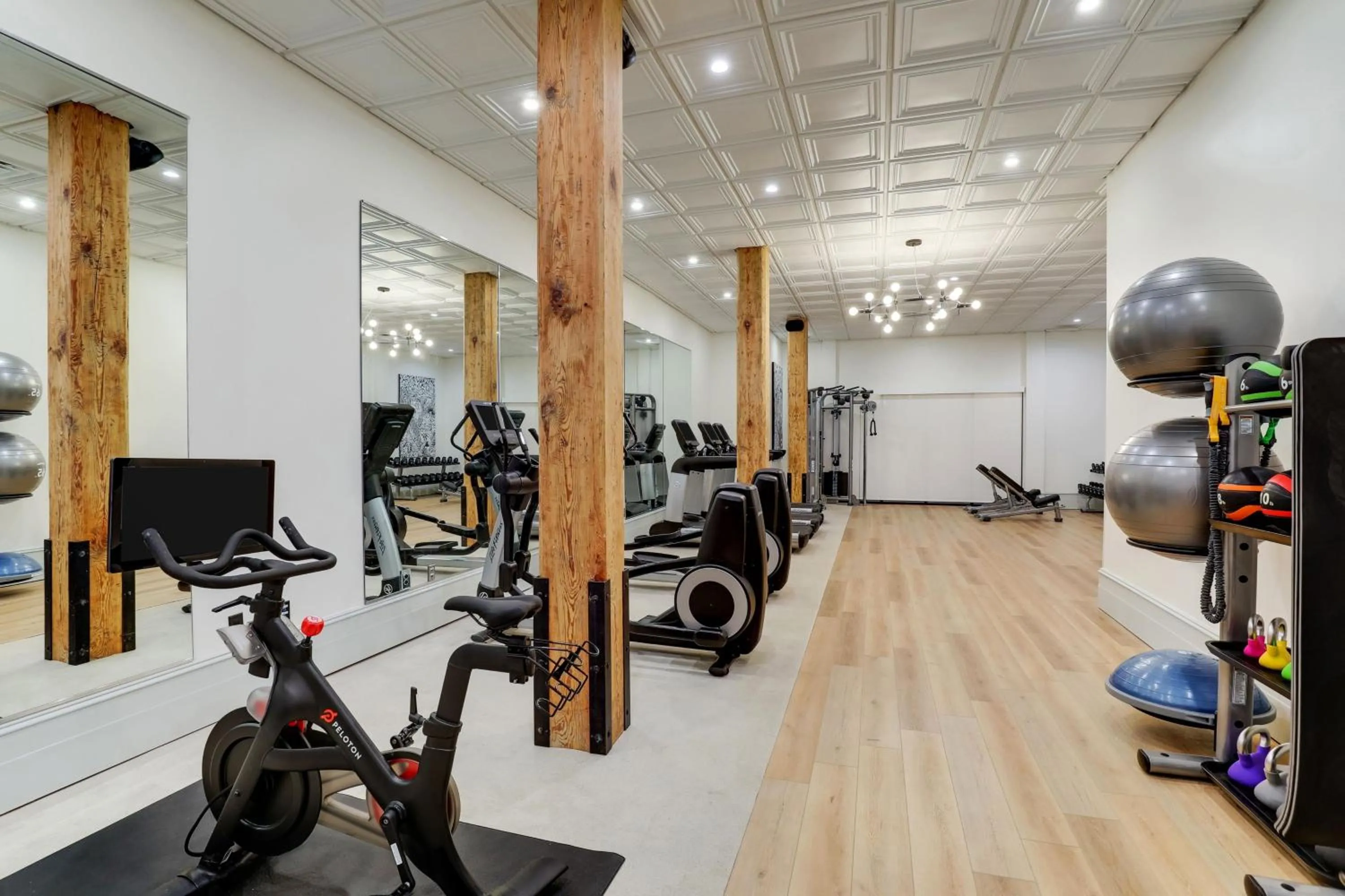 Fitness centre/facilities in Trilogy Hotel Montgomery, Autograph Collection