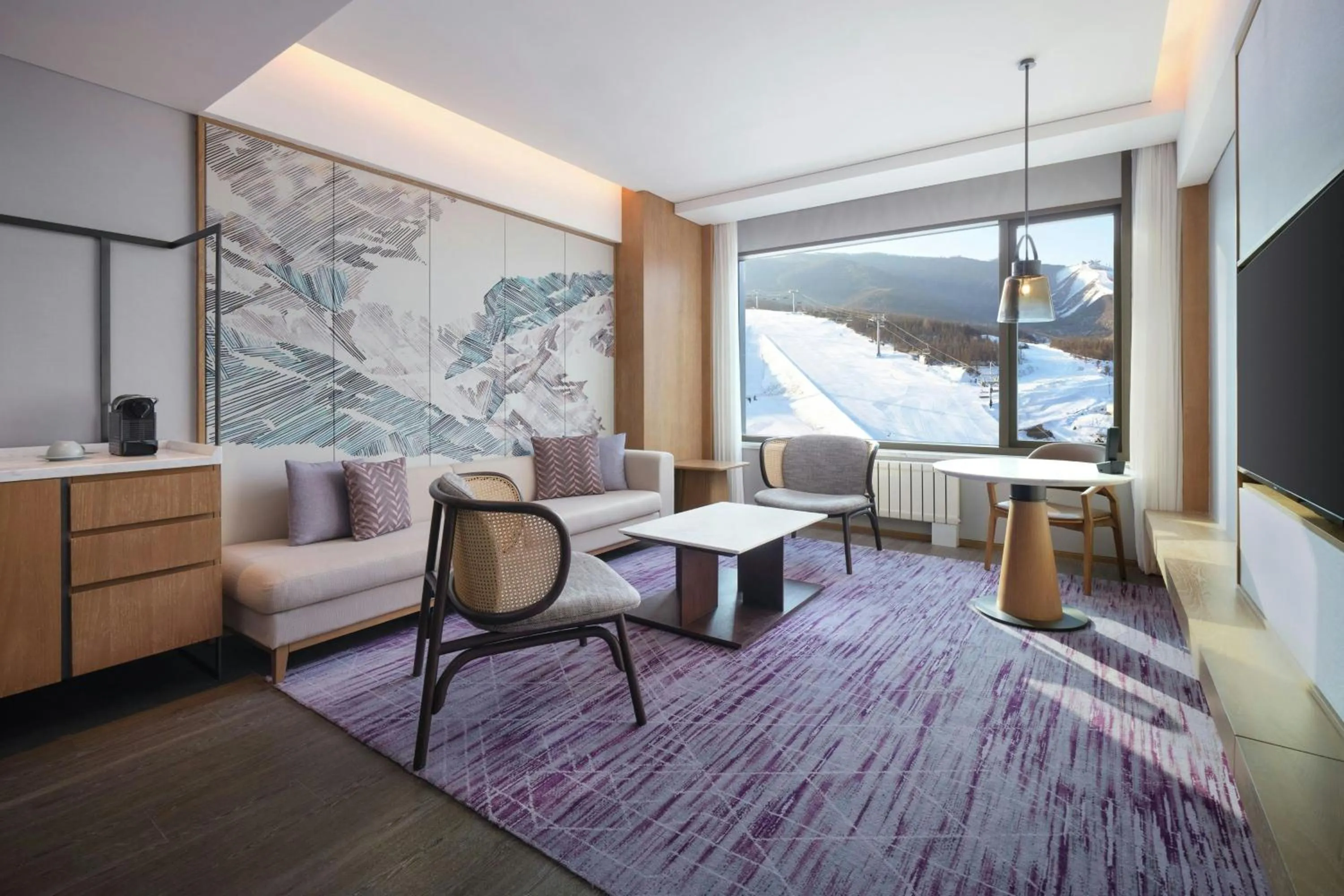 Living room in Courtyard by Marriott Chongli