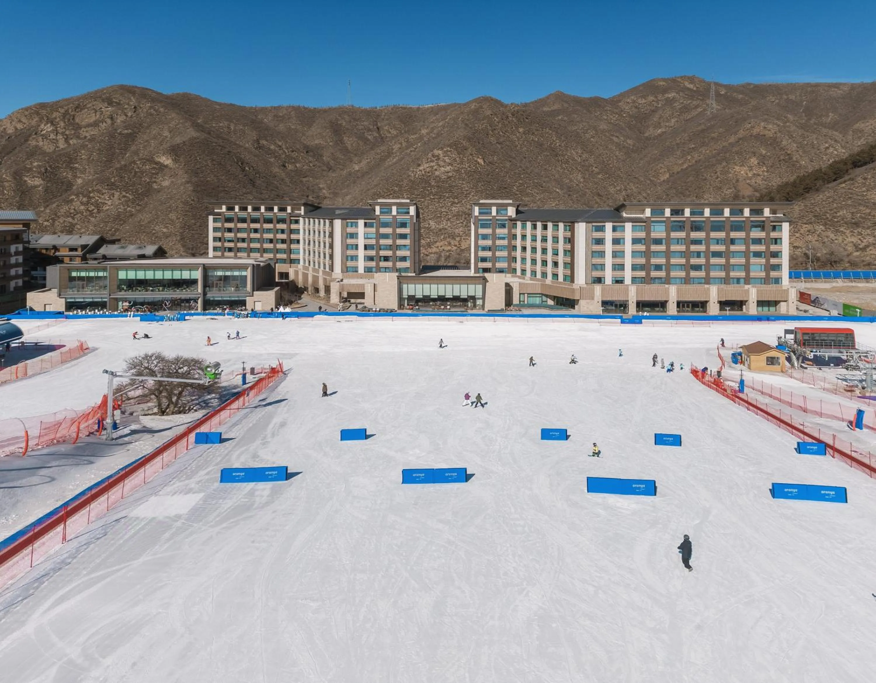 Skiing in Courtyard by Marriott Chongli