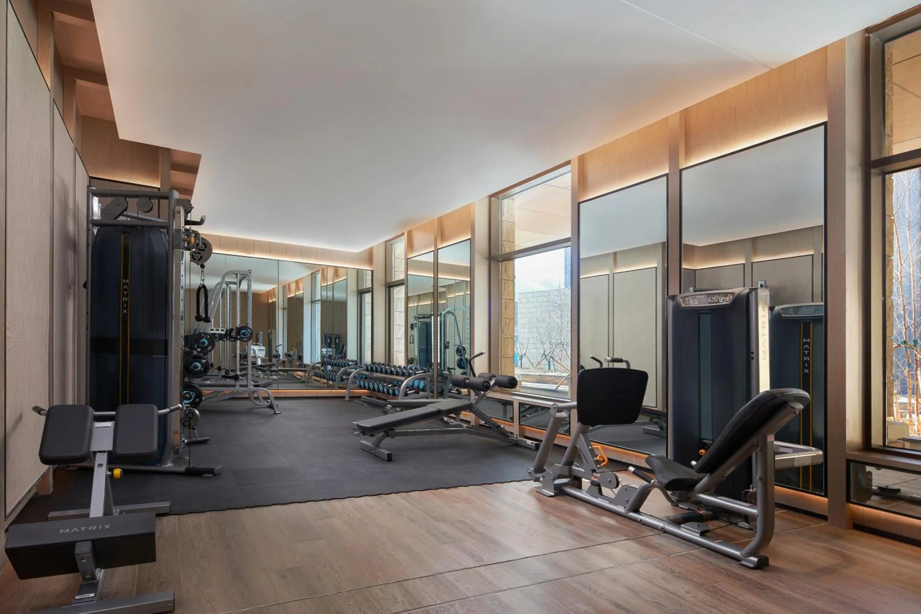 Fitness centre/facilities in Courtyard by Marriott Chongli