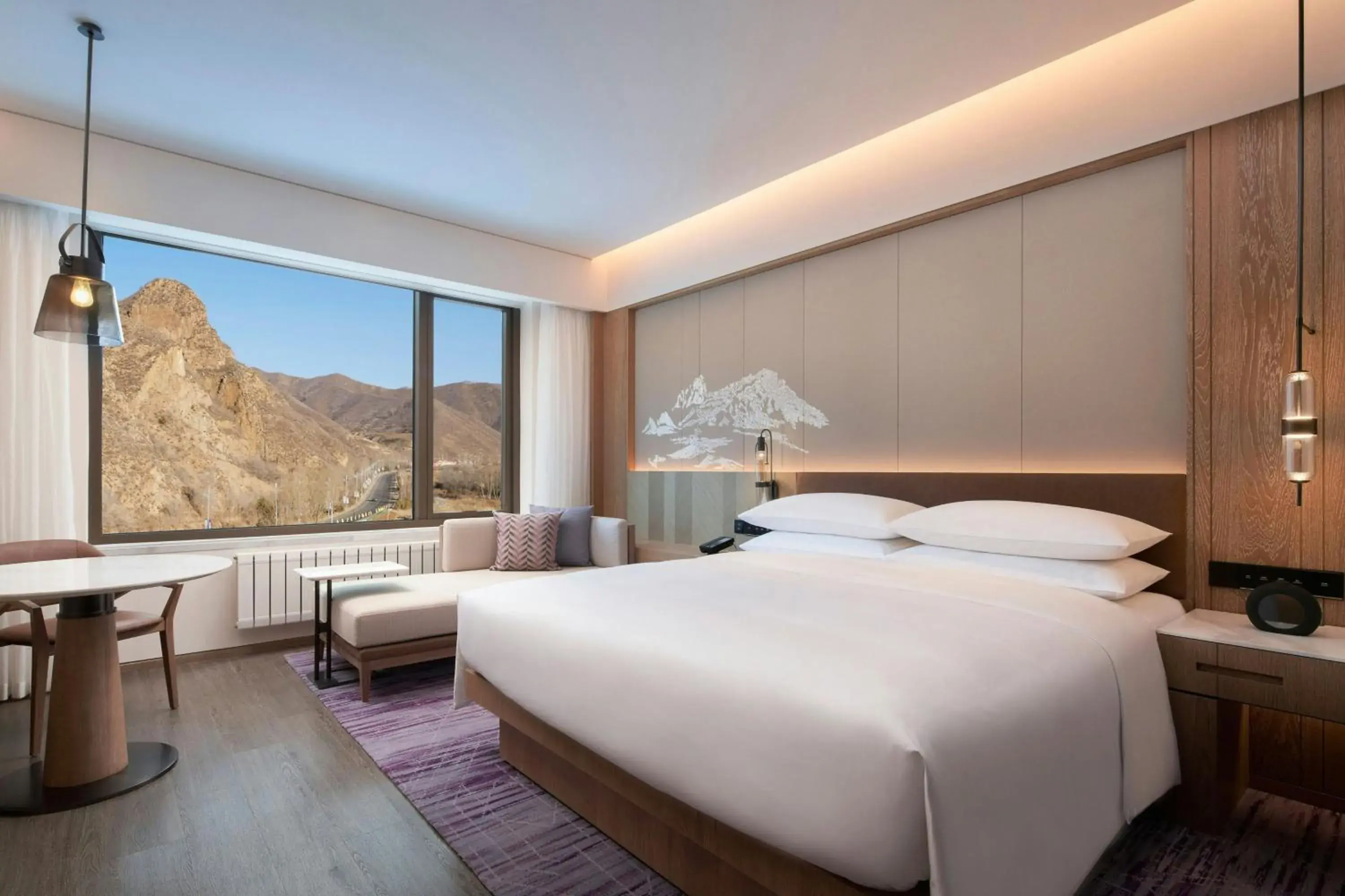 King Room with Mountain View in Courtyard by Marriott Chongli King Room with Mountain View in Courtyard by Marriott Chongli