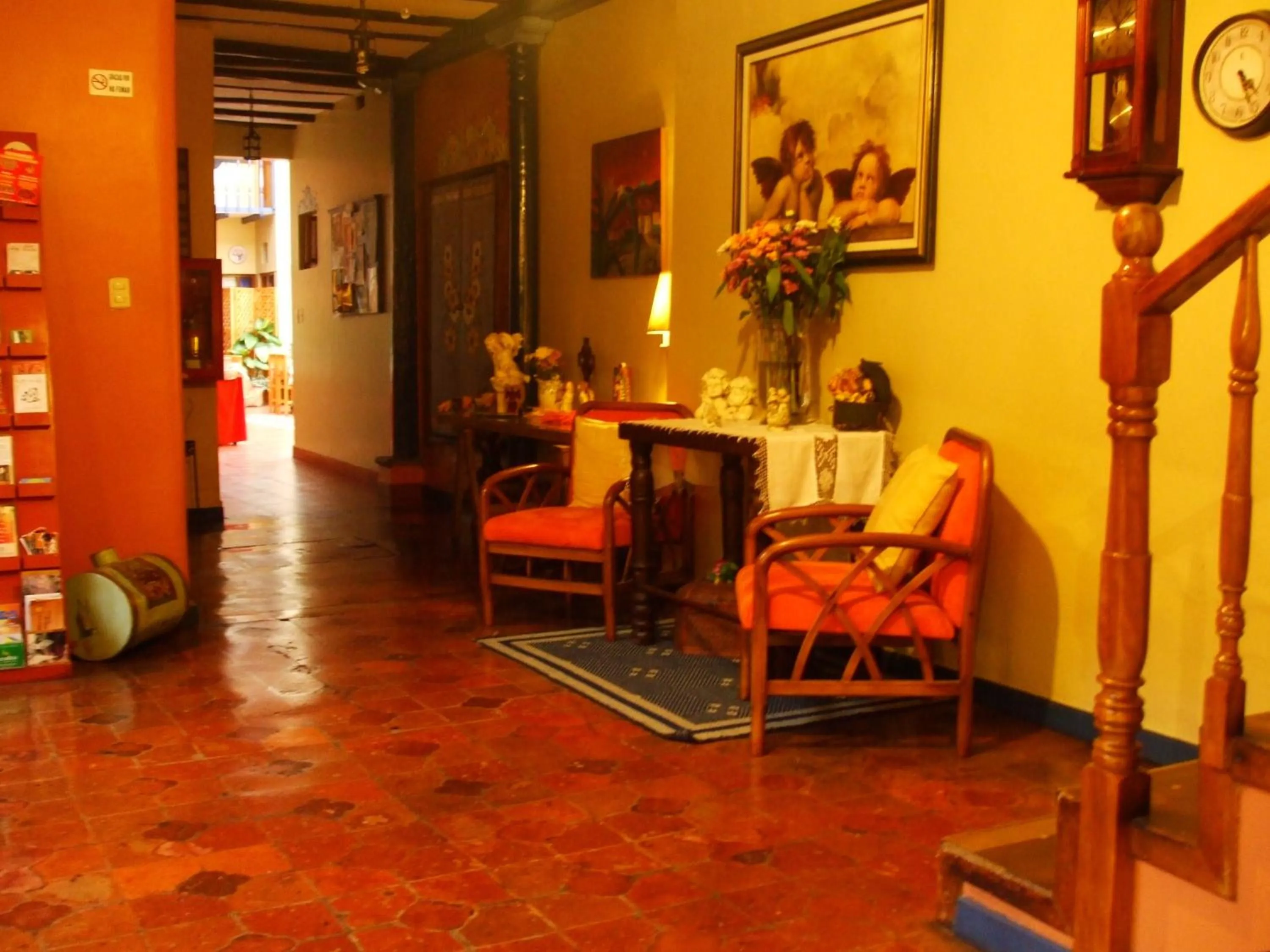 Decorative detail in Hotel Posada del Angel