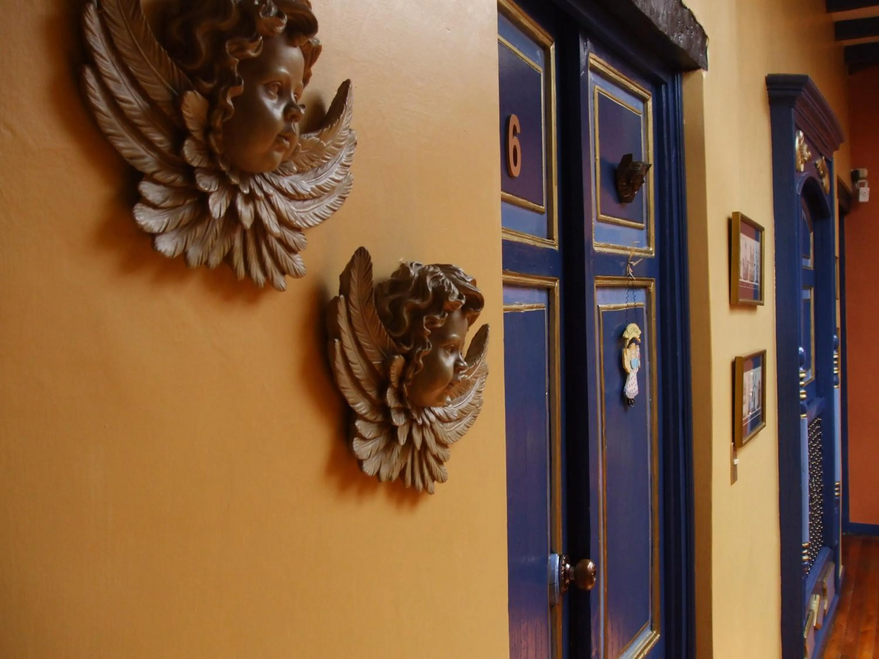 Decorative detail in Hotel Posada del Angel