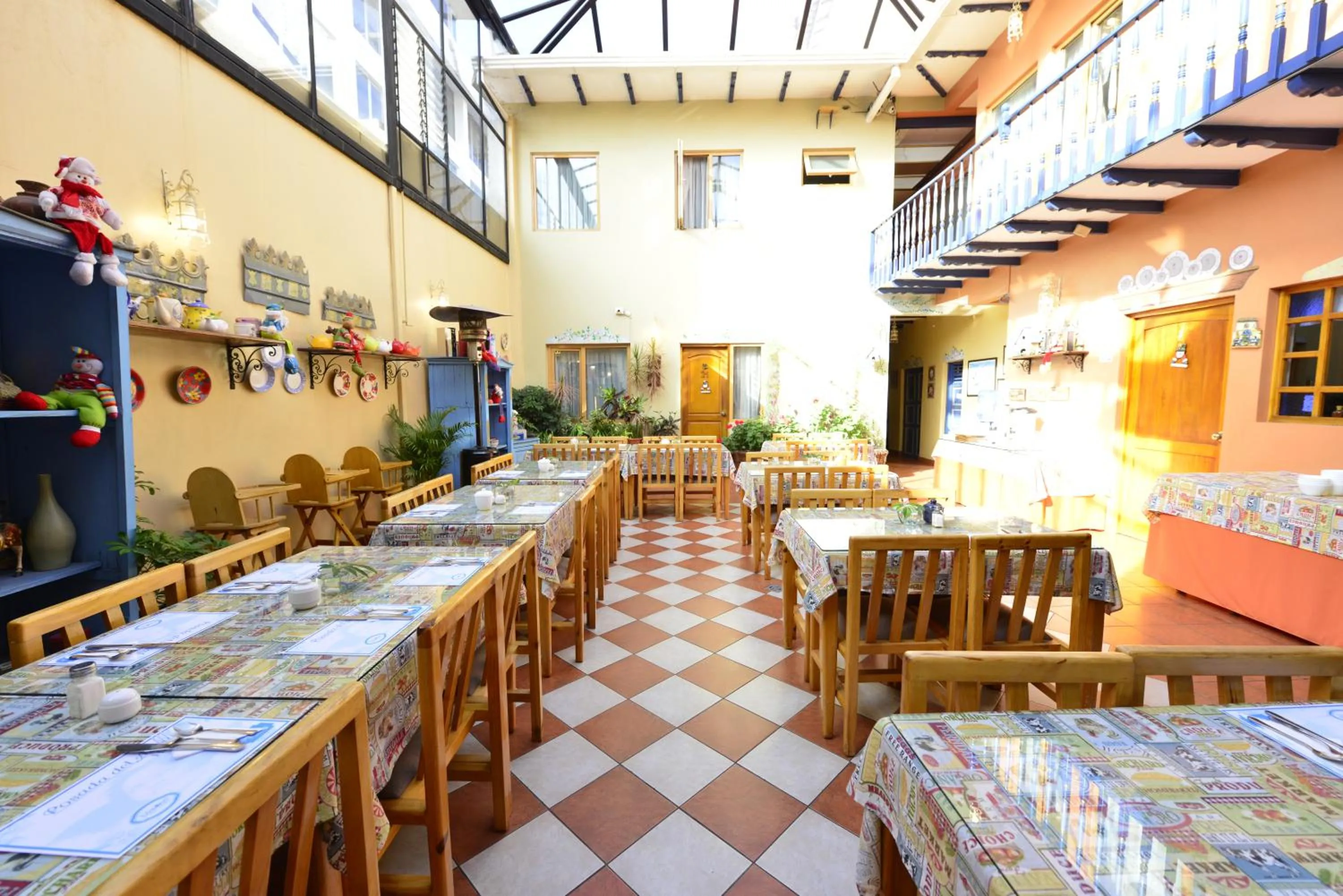 Patio in Hotel Posada del Angel