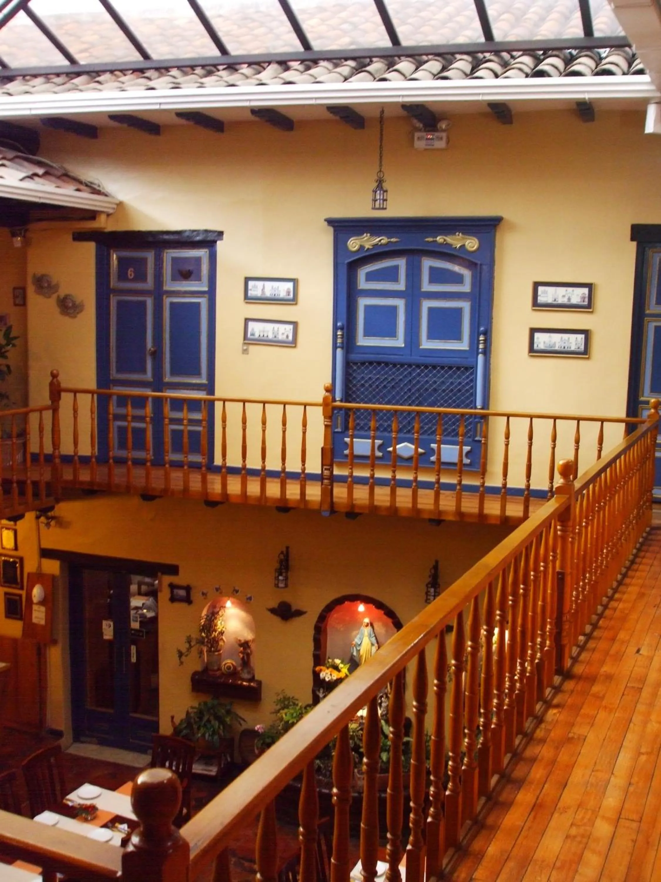 Decorative detail in Hotel Posada del Angel