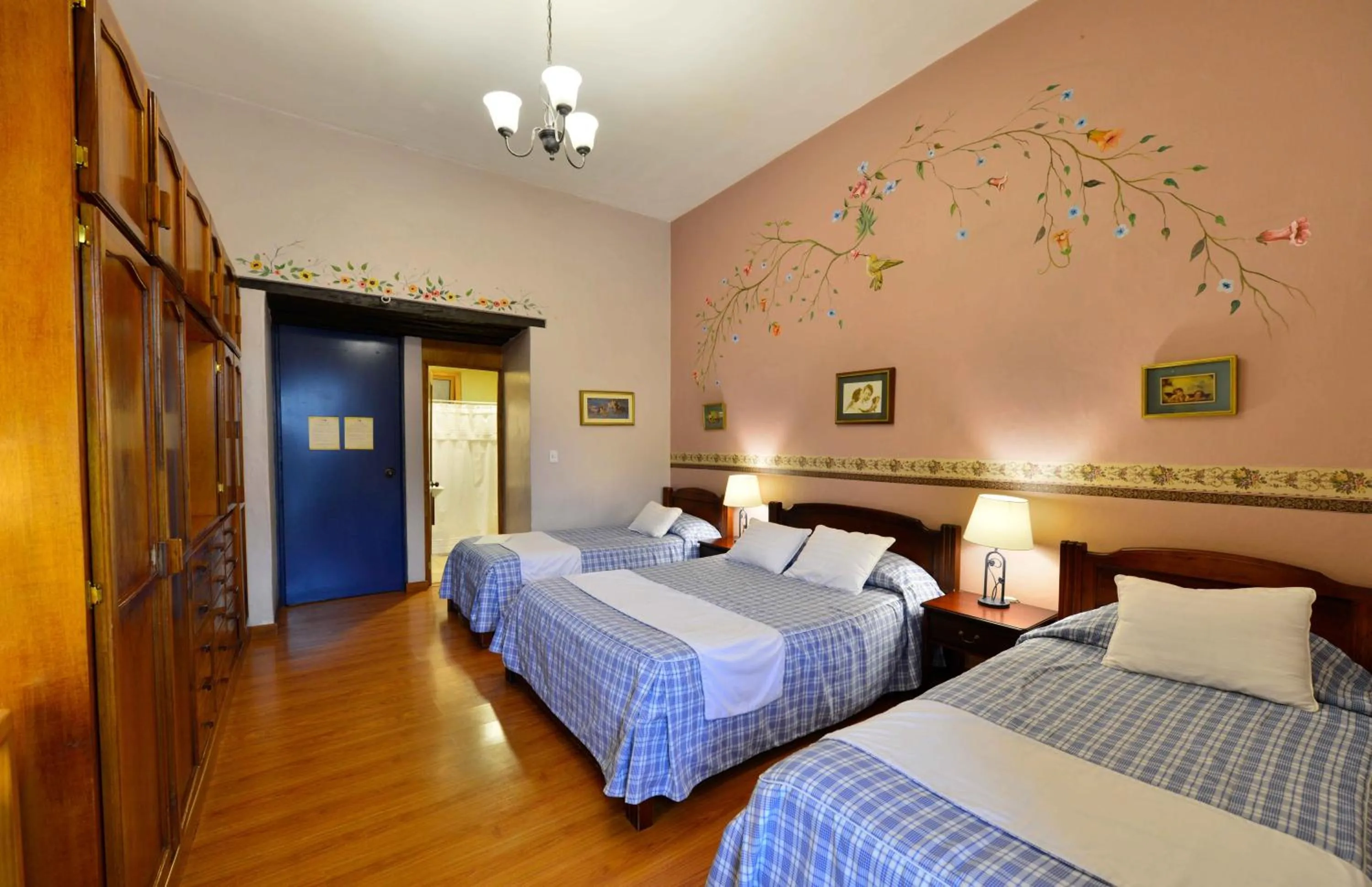 Decorative detail, Bed in Hotel Posada del Angel