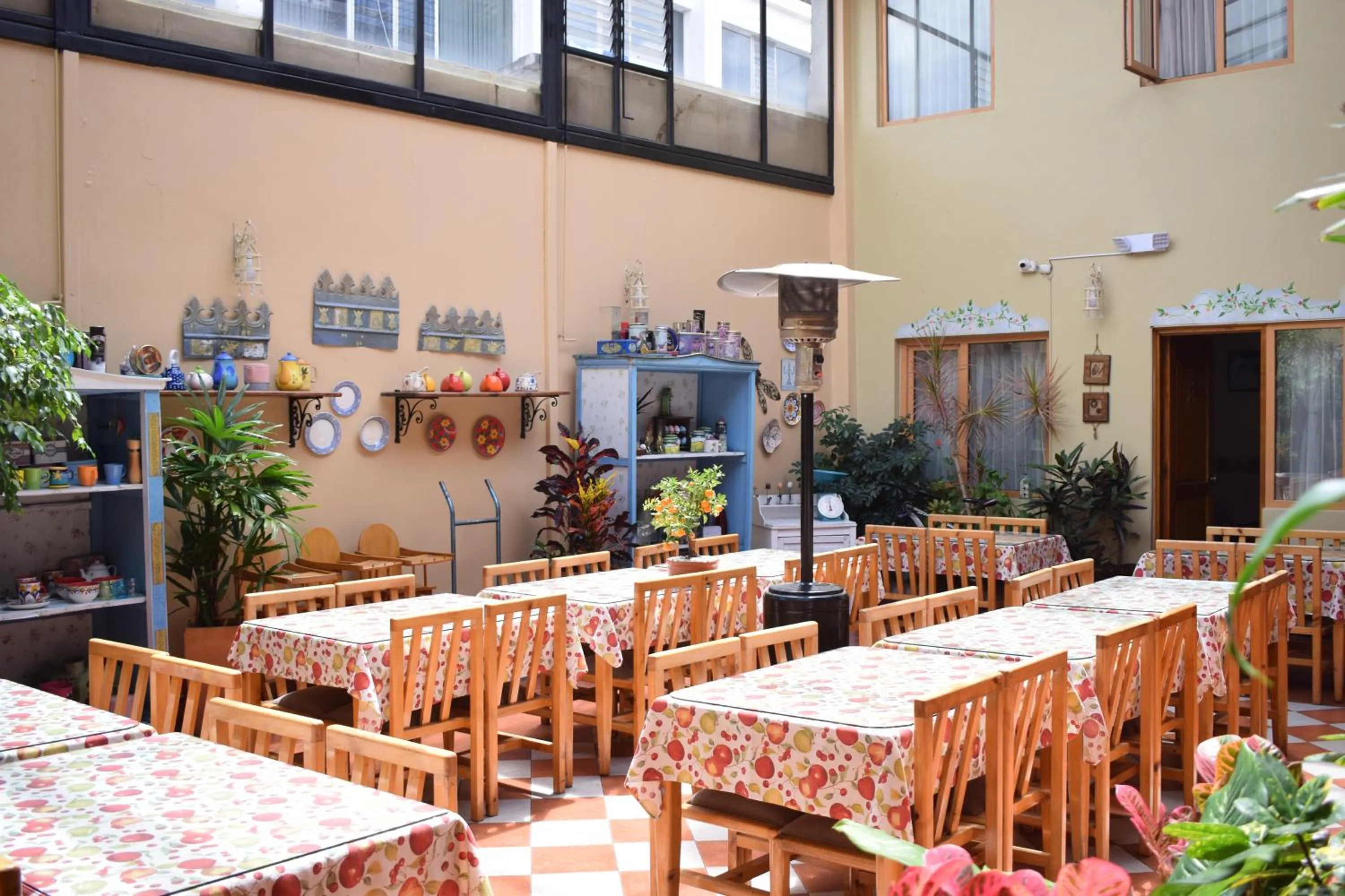 Patio in Hotel Posada del Angel