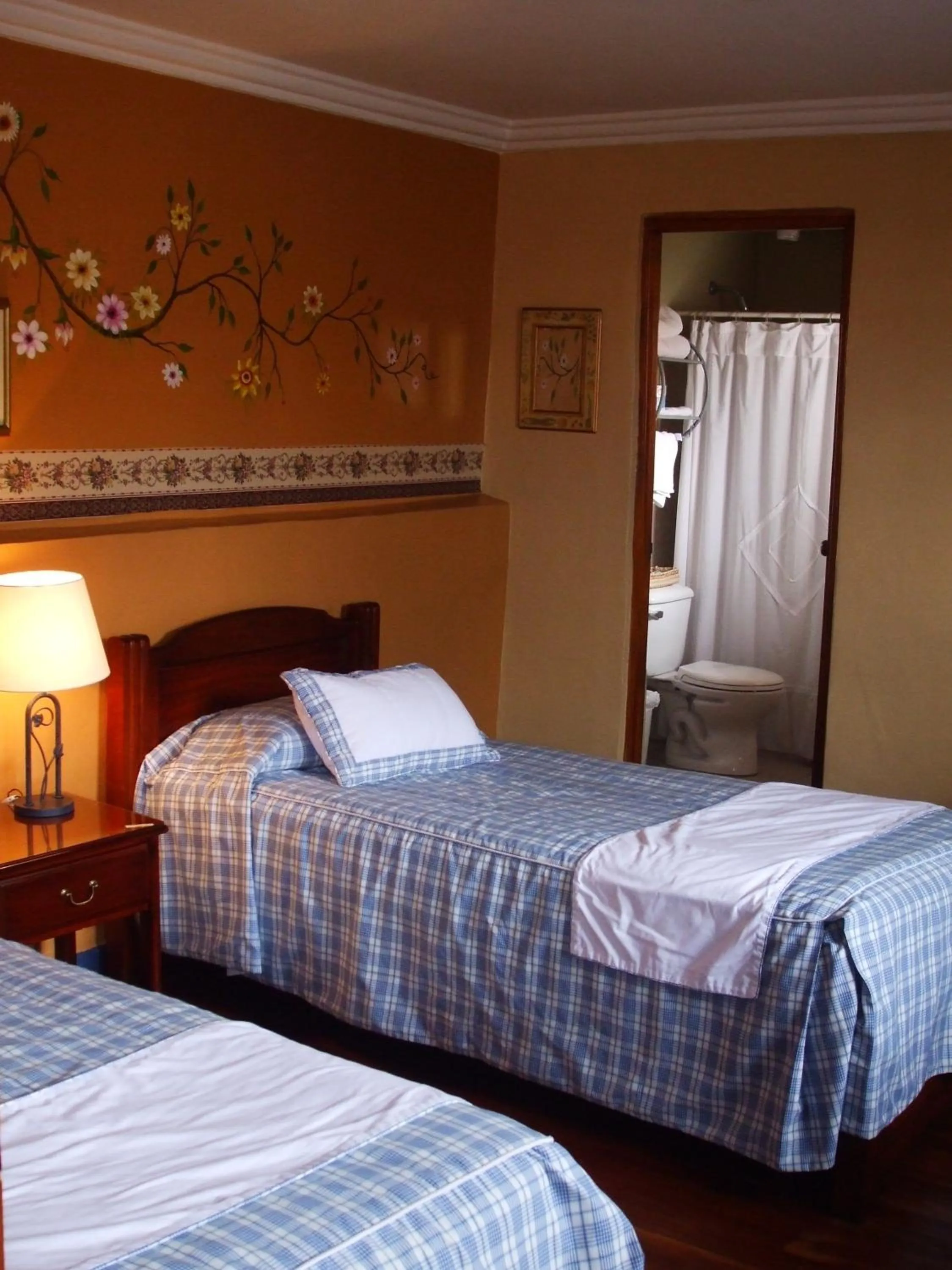 Bed in Hotel Posada del Angel