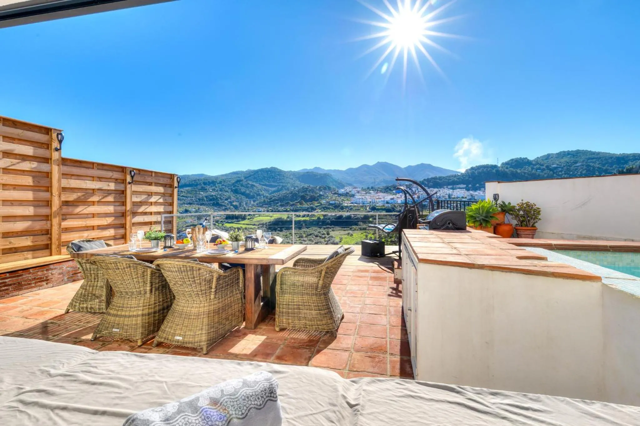 View (from property/room) in Monda Heights close to Marbella