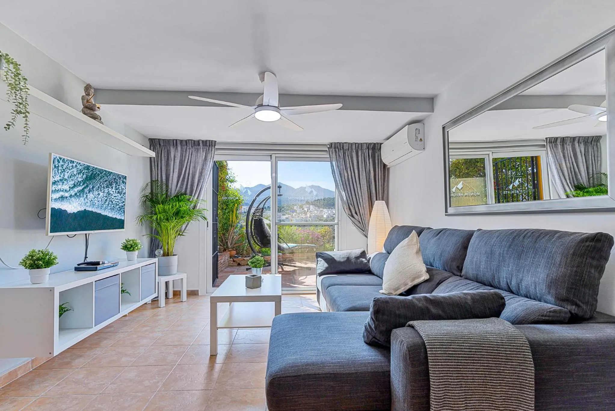 Living room in Monda Heights close to Marbella