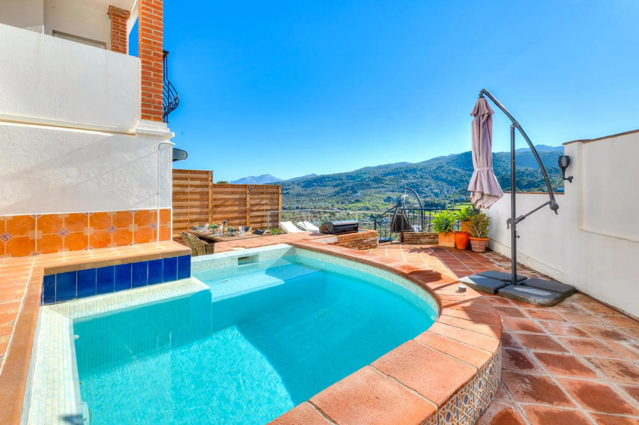 Mountain view in Monda Heights close to Marbella