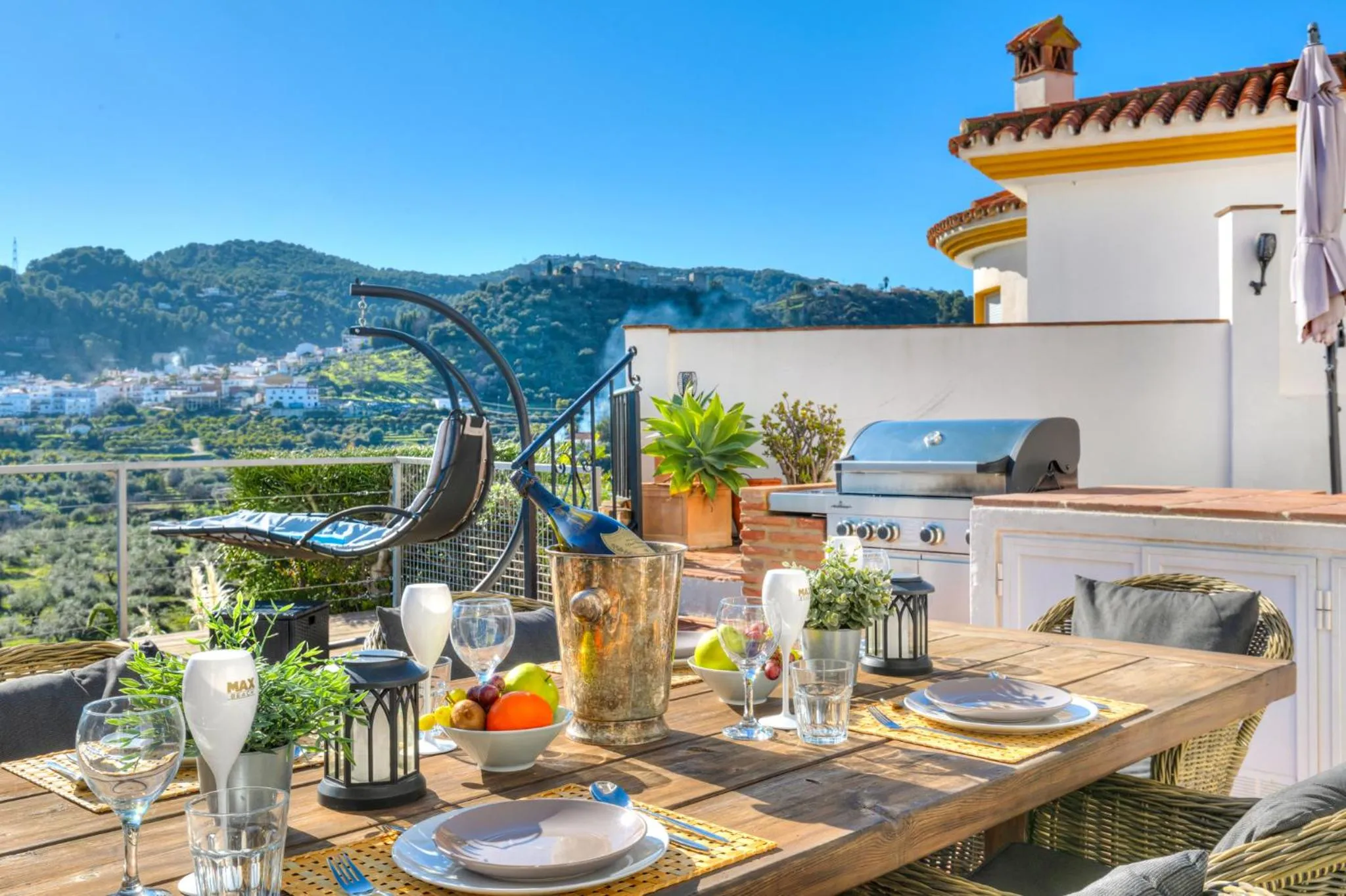 View (from property/room) in Monda Heights close to Marbella