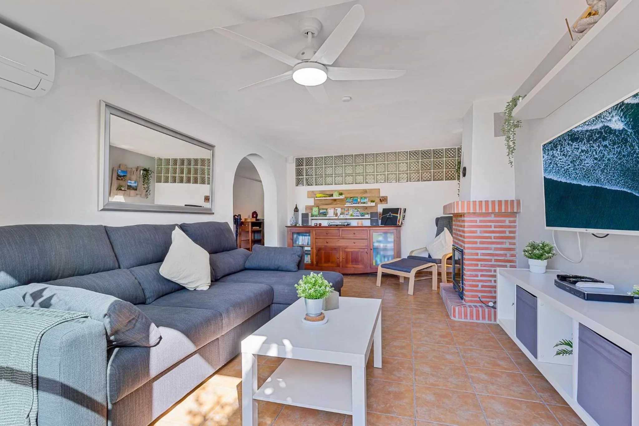 Living room in Monda Heights close to Marbella