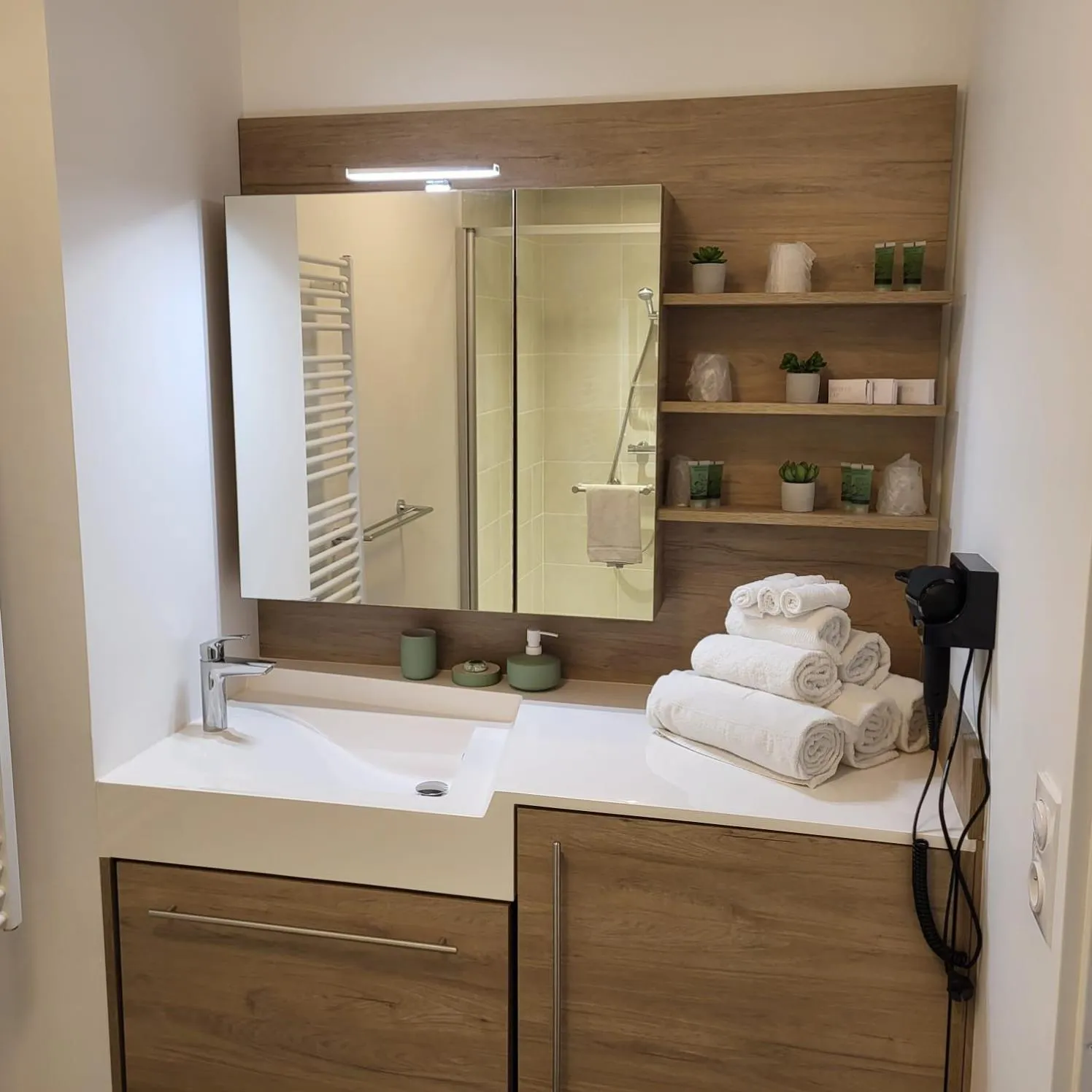 Shower in DOMITYS LA GALLIQUE