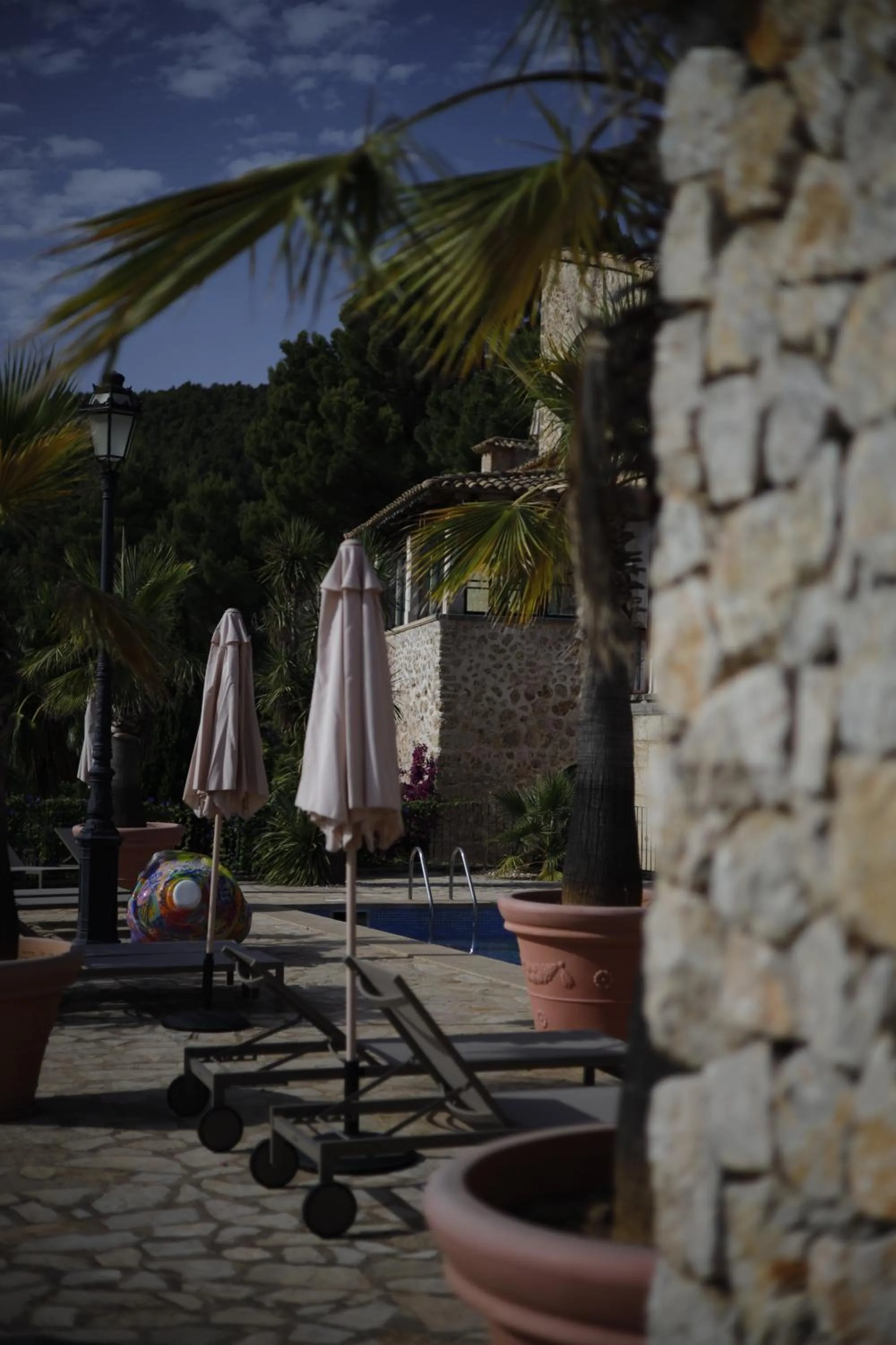Pool view in Posada del Marqués