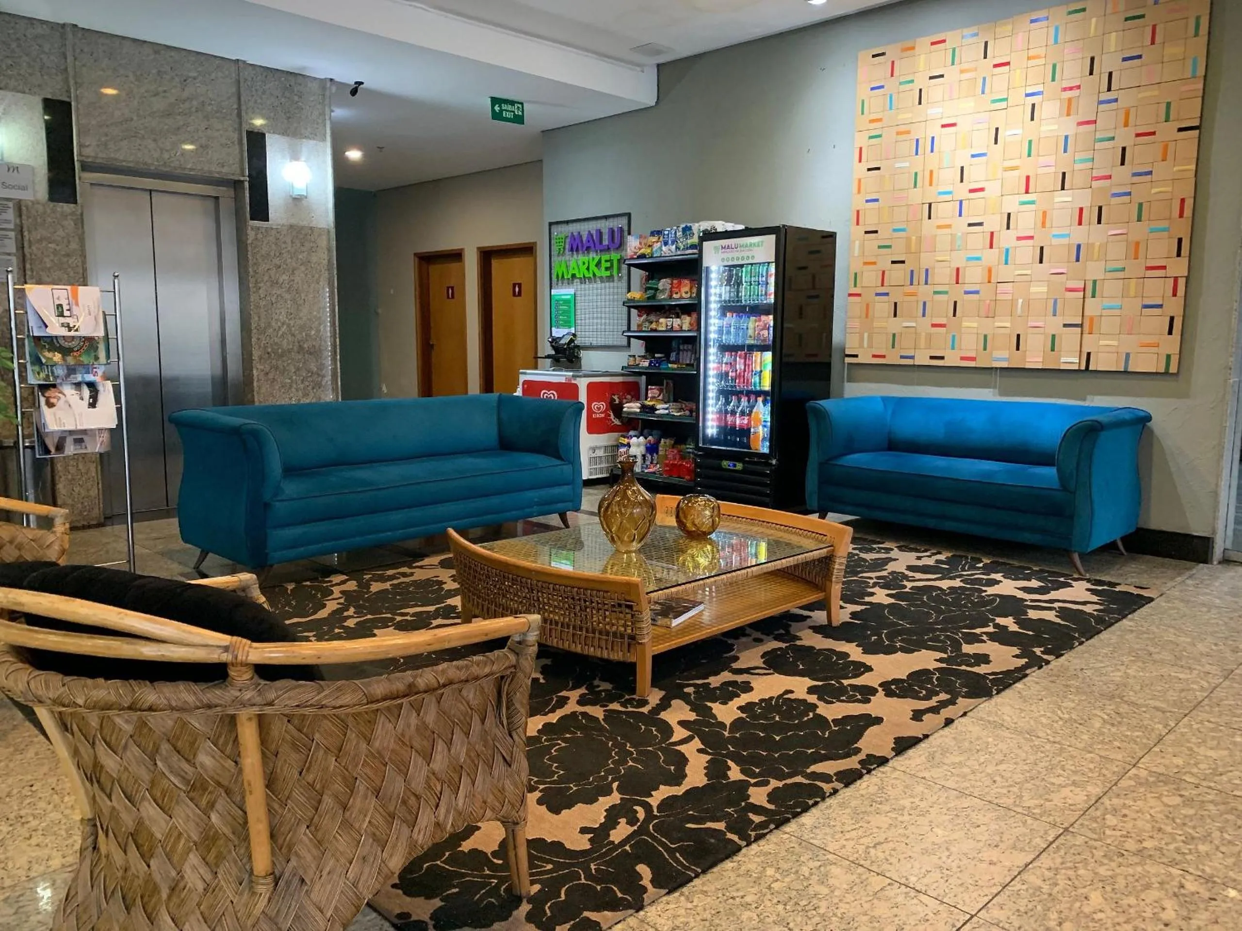 Lobby or reception in Flat no Condomínio Metrópolis - Ilha do Leite