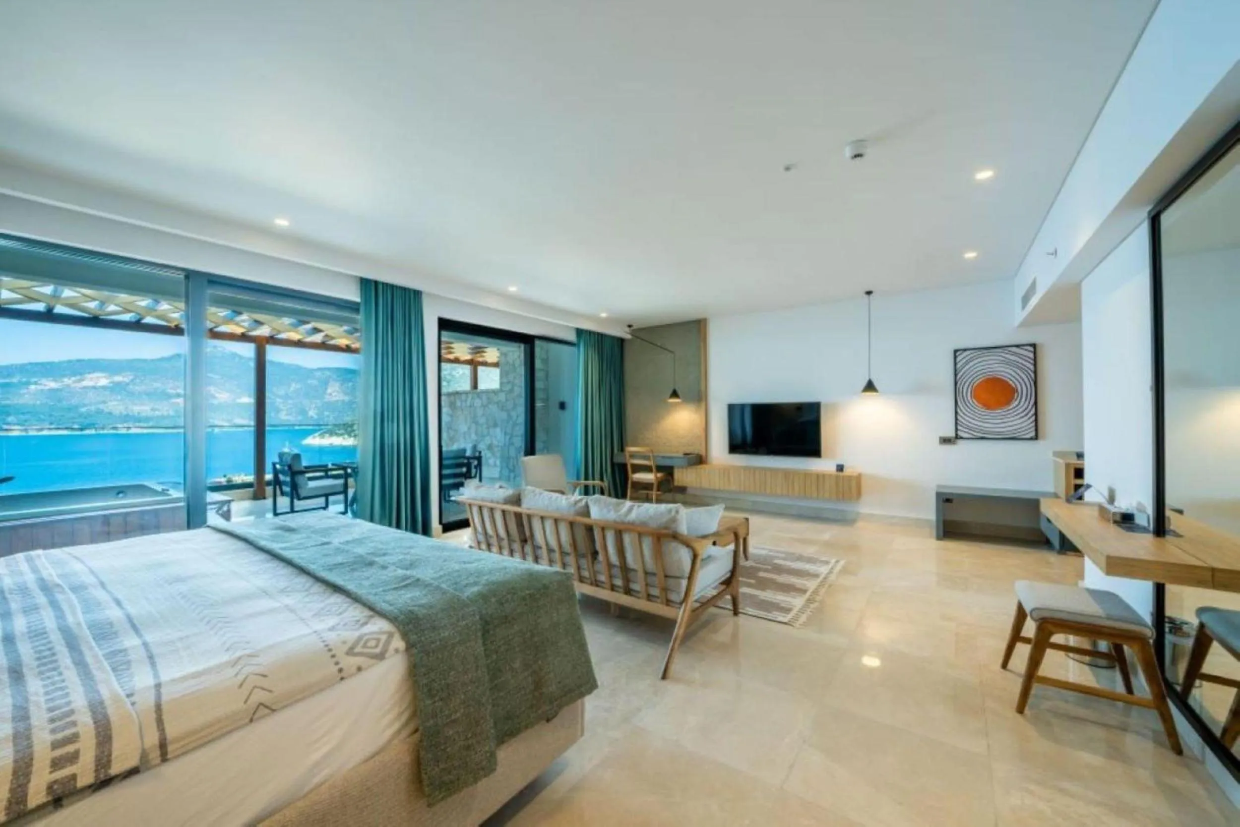 View (from property/room), Bed in Lures Hotel