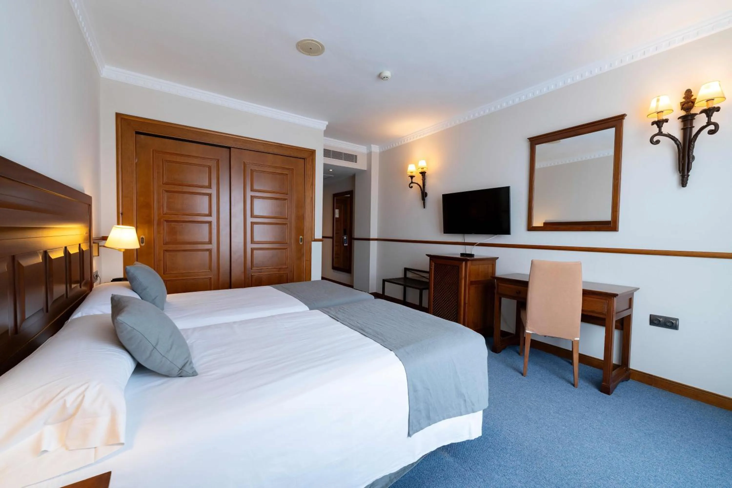 Decorative detail, Bed in Hotel Antequera Hills
