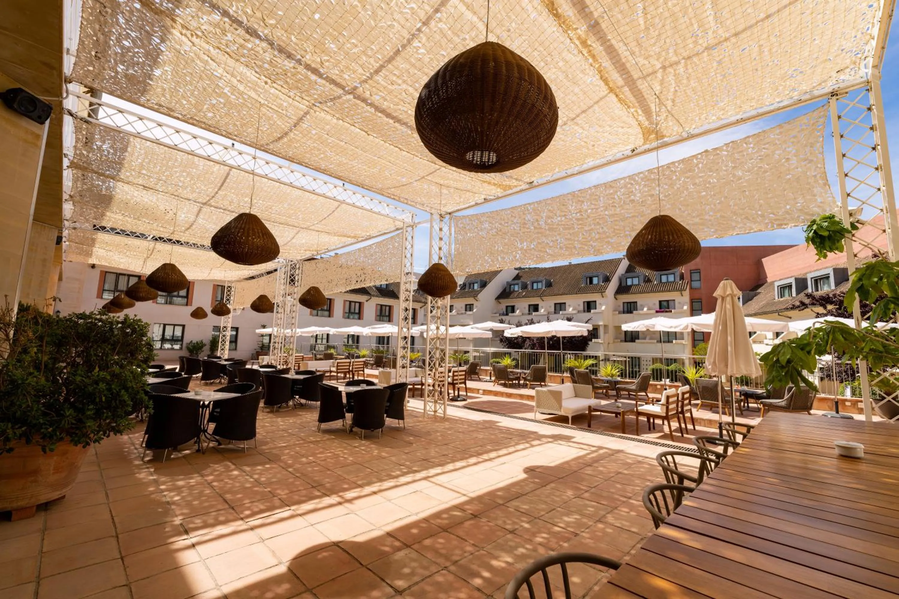 Balcony/Terrace in Hotel Antequera Hills