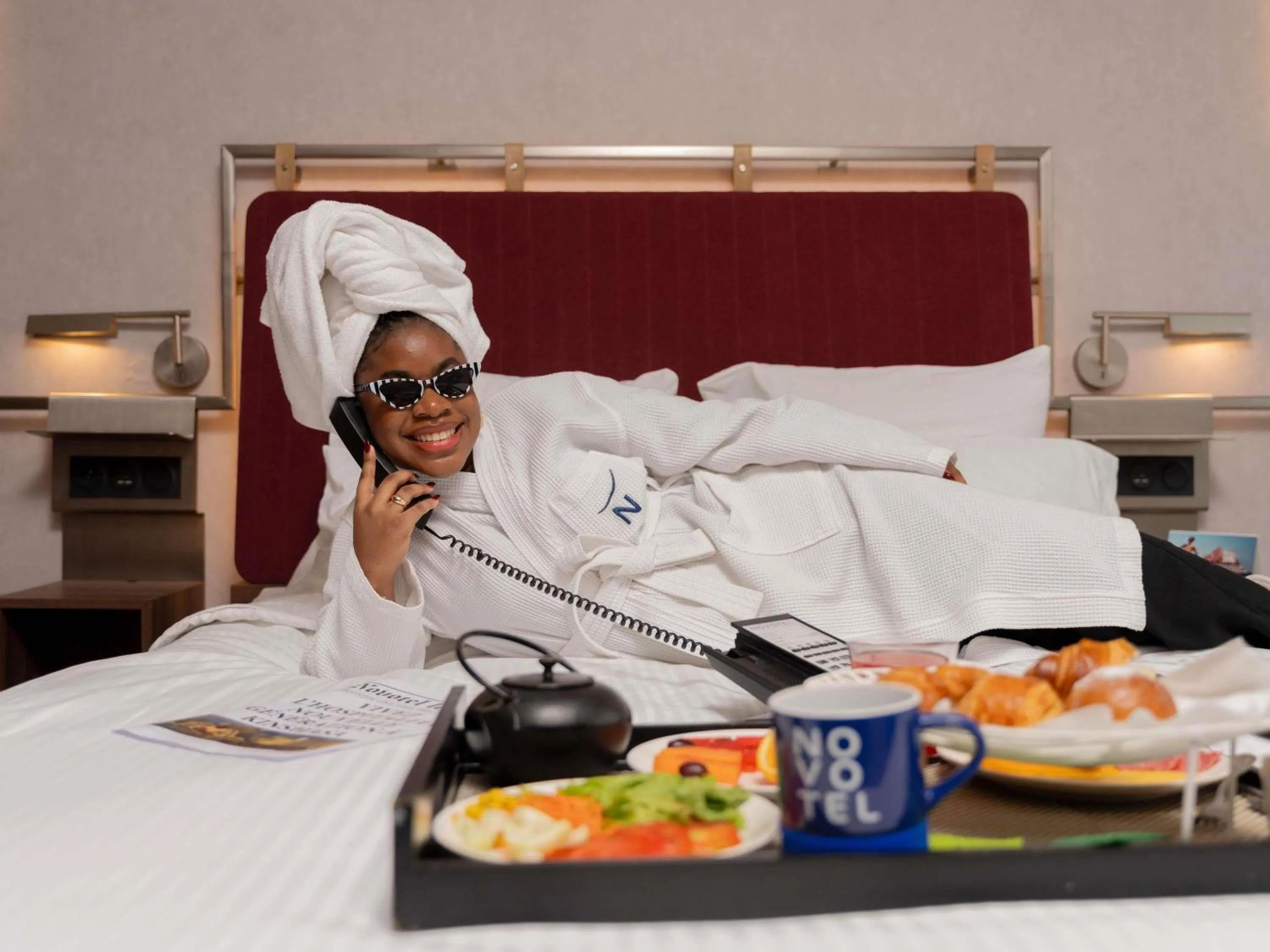 Breakfast, Bed in Novotel Kinshasa La Gombe