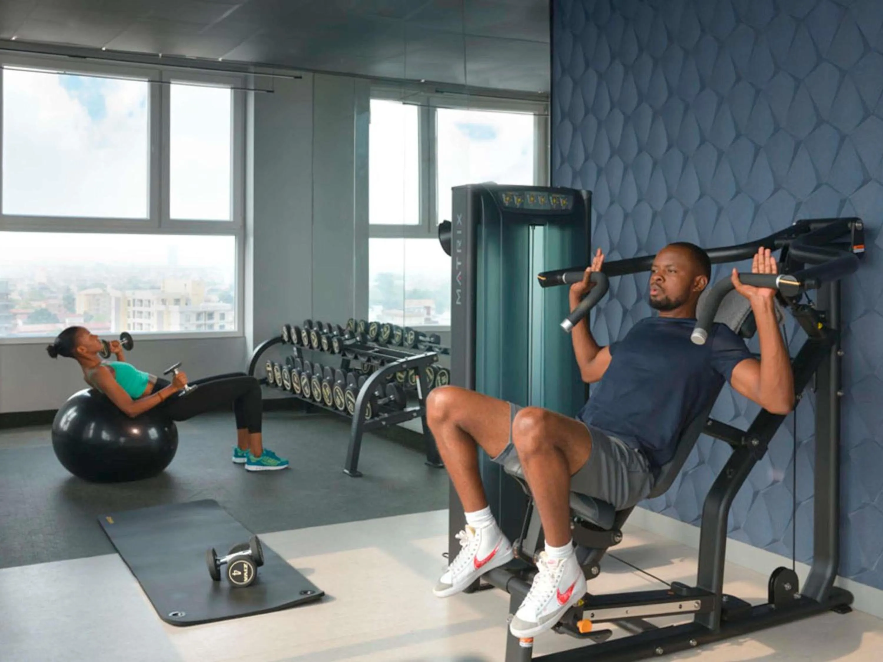 Fitness centre/facilities in Novotel Kinshasa La Gombe