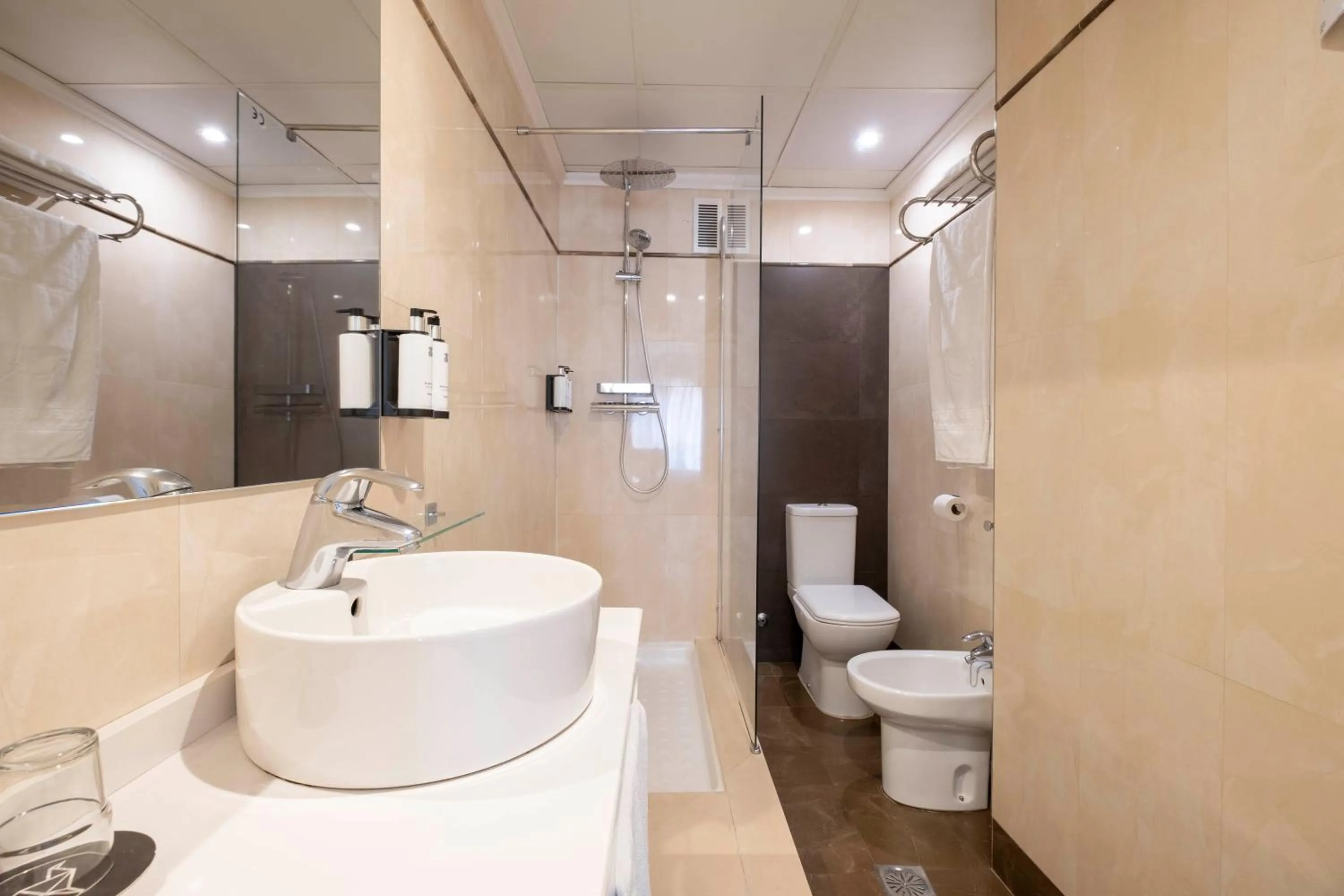 Toilet in Hotel Cetina Murcia