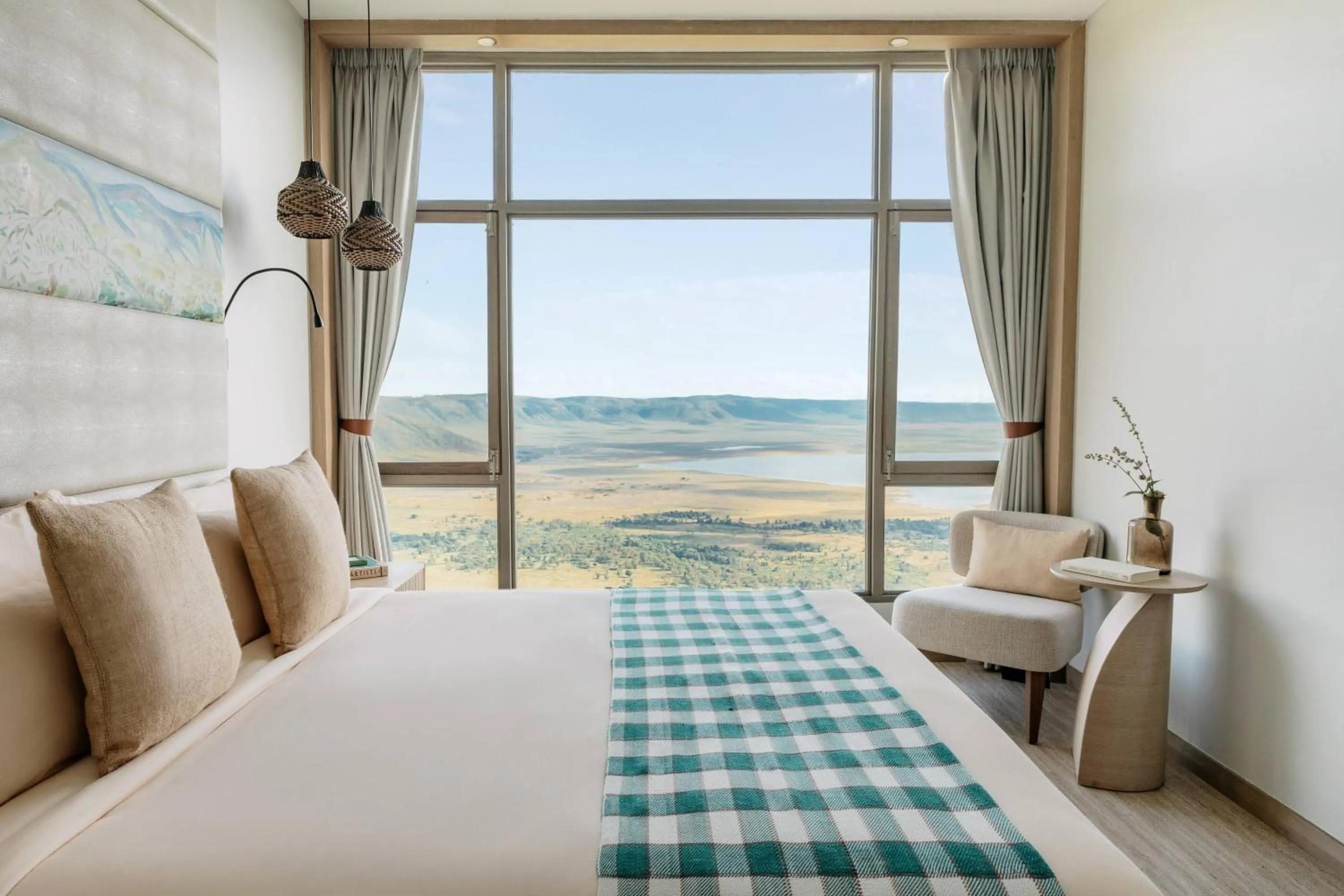 Bed in Ngorongoro Lodge Meliá Collection