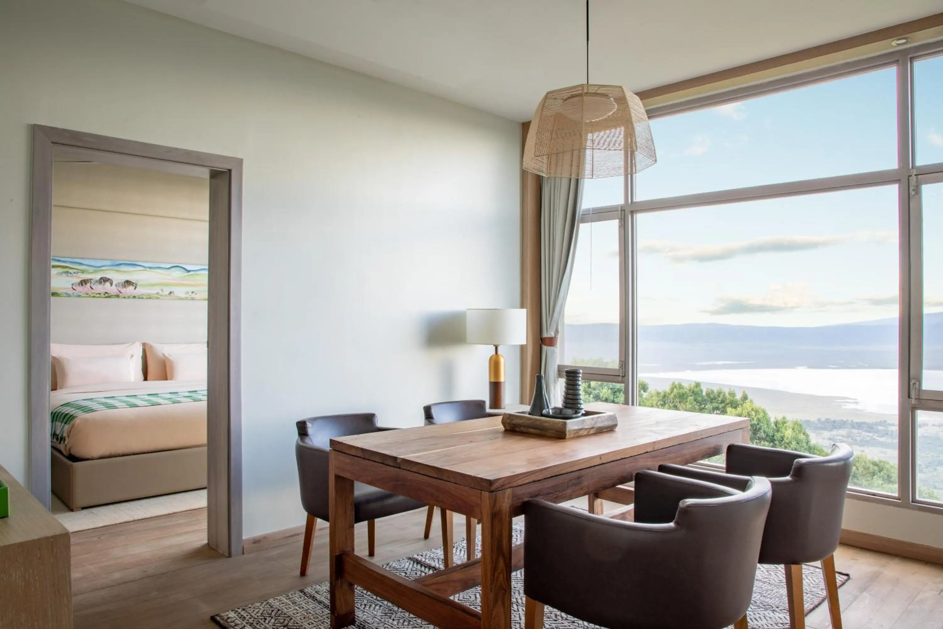 Living room, Bed in Ngorongoro Lodge member of Melia Collection - The Leading Hotels of the World