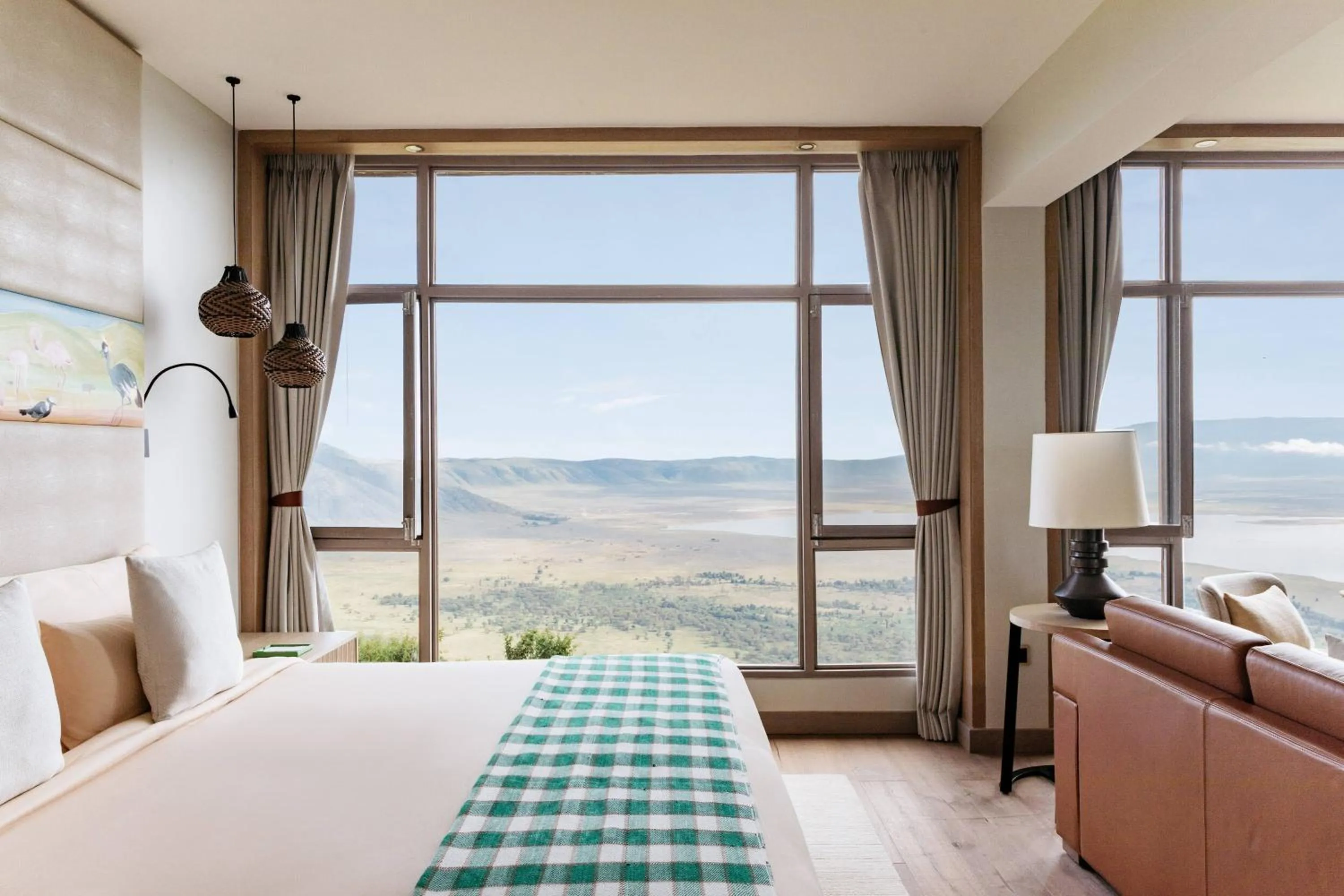 Bed in Ngorongoro Lodge Meliá Collection