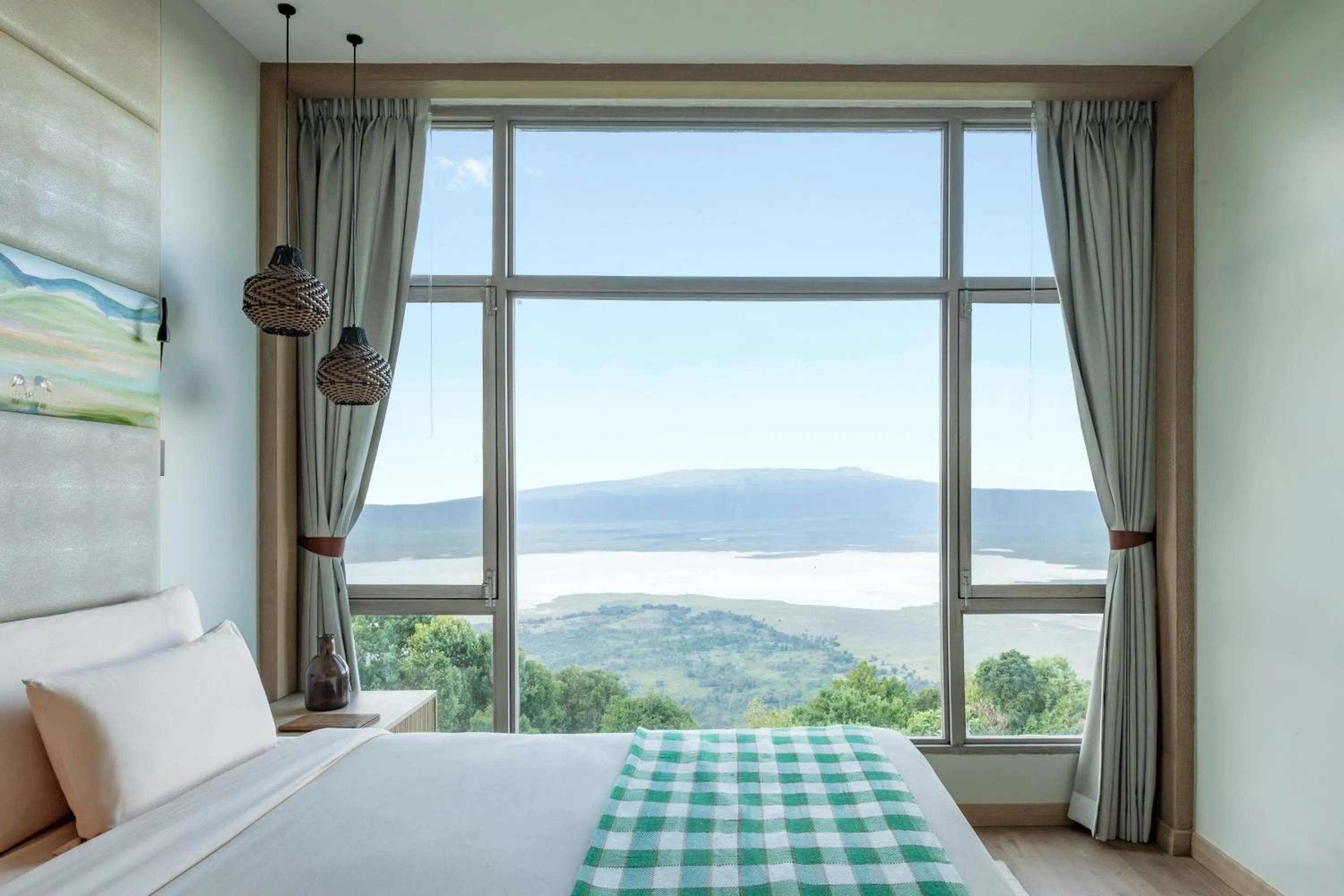 Bed in Ngorongoro Lodge member of Melia Collection - The Leading Hotels of the World