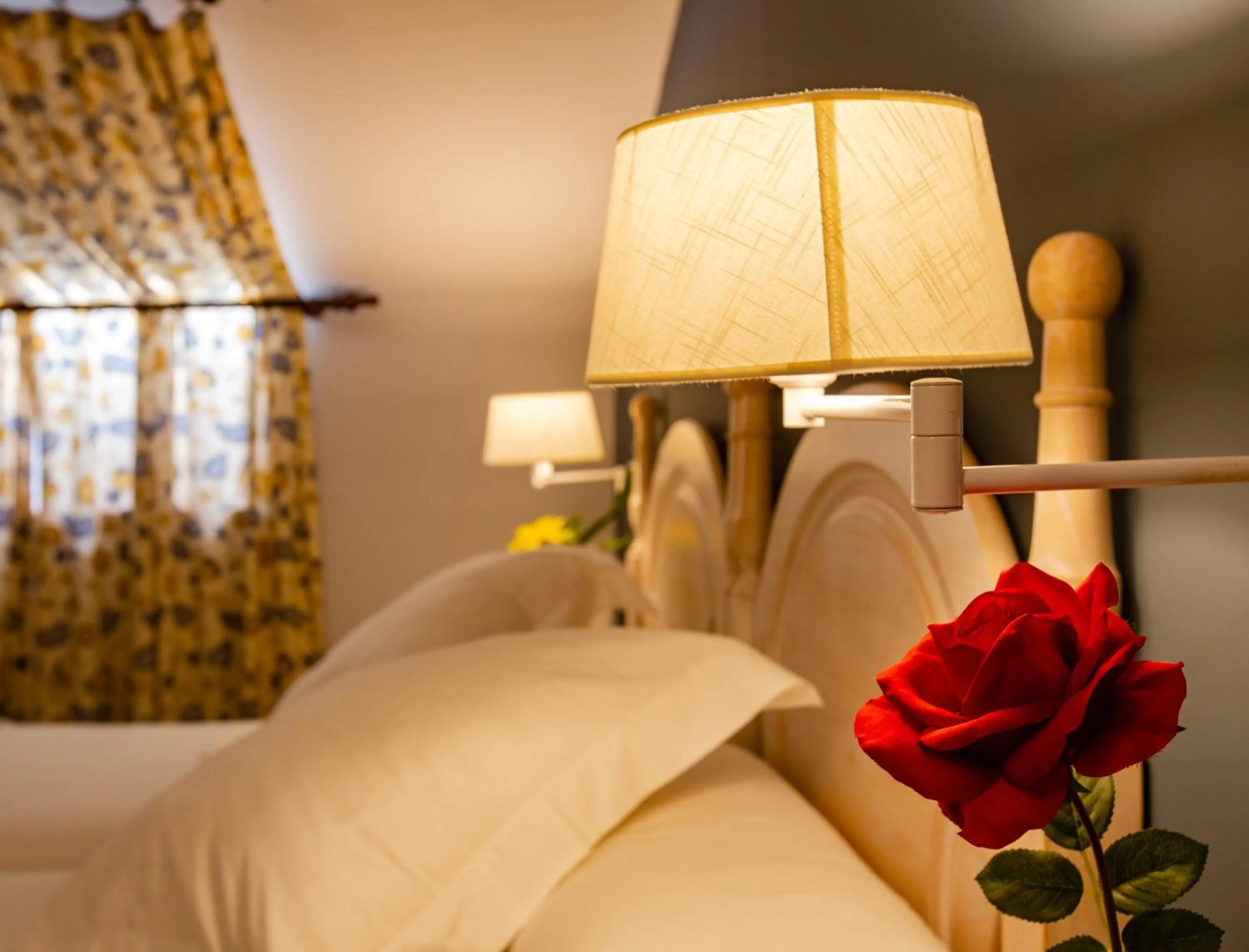 Bed in Hotel Palacio De La Viñona