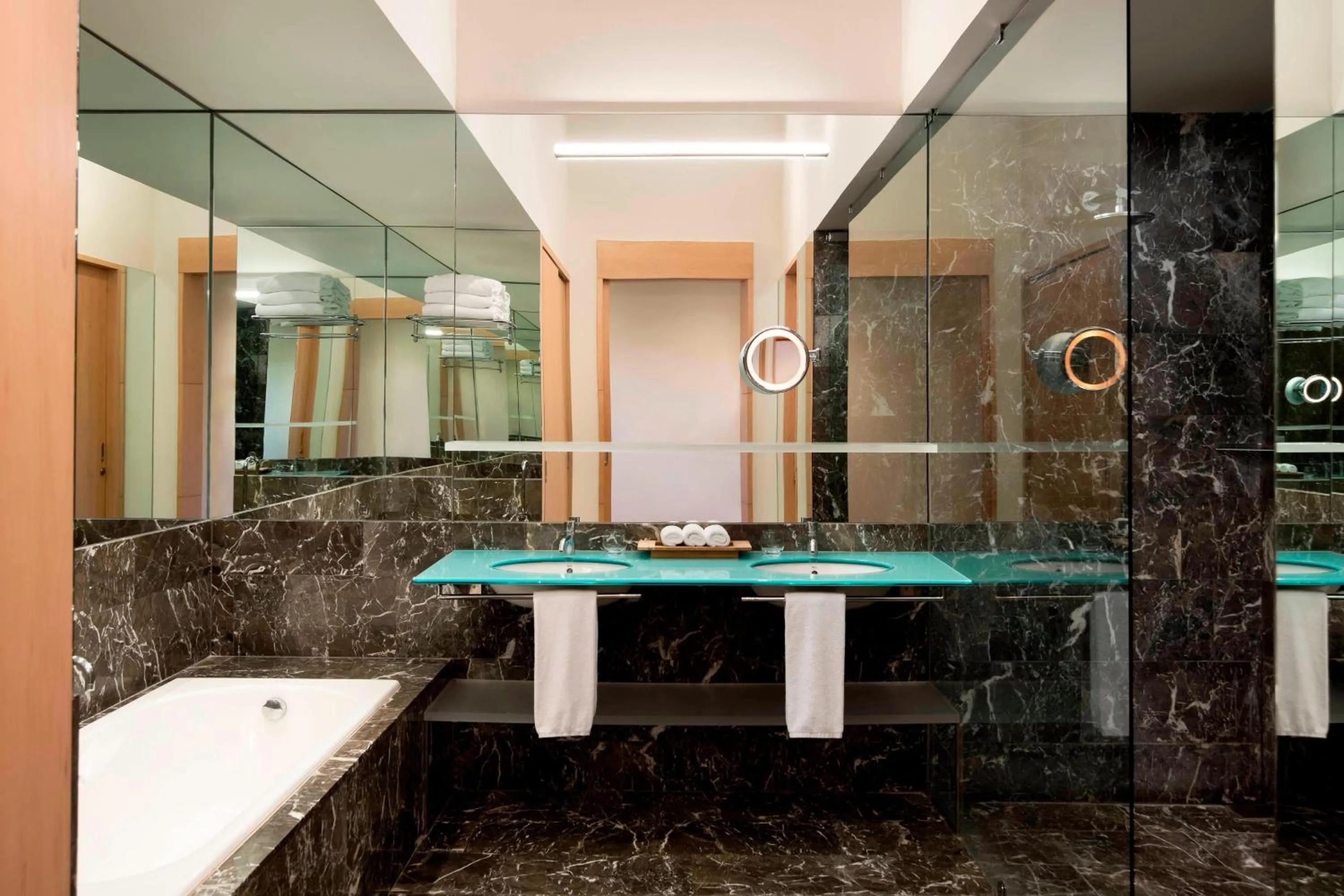 Bathroom in Hotel Marqués de Riscal, a Luxury Collection Hotel, Elciego