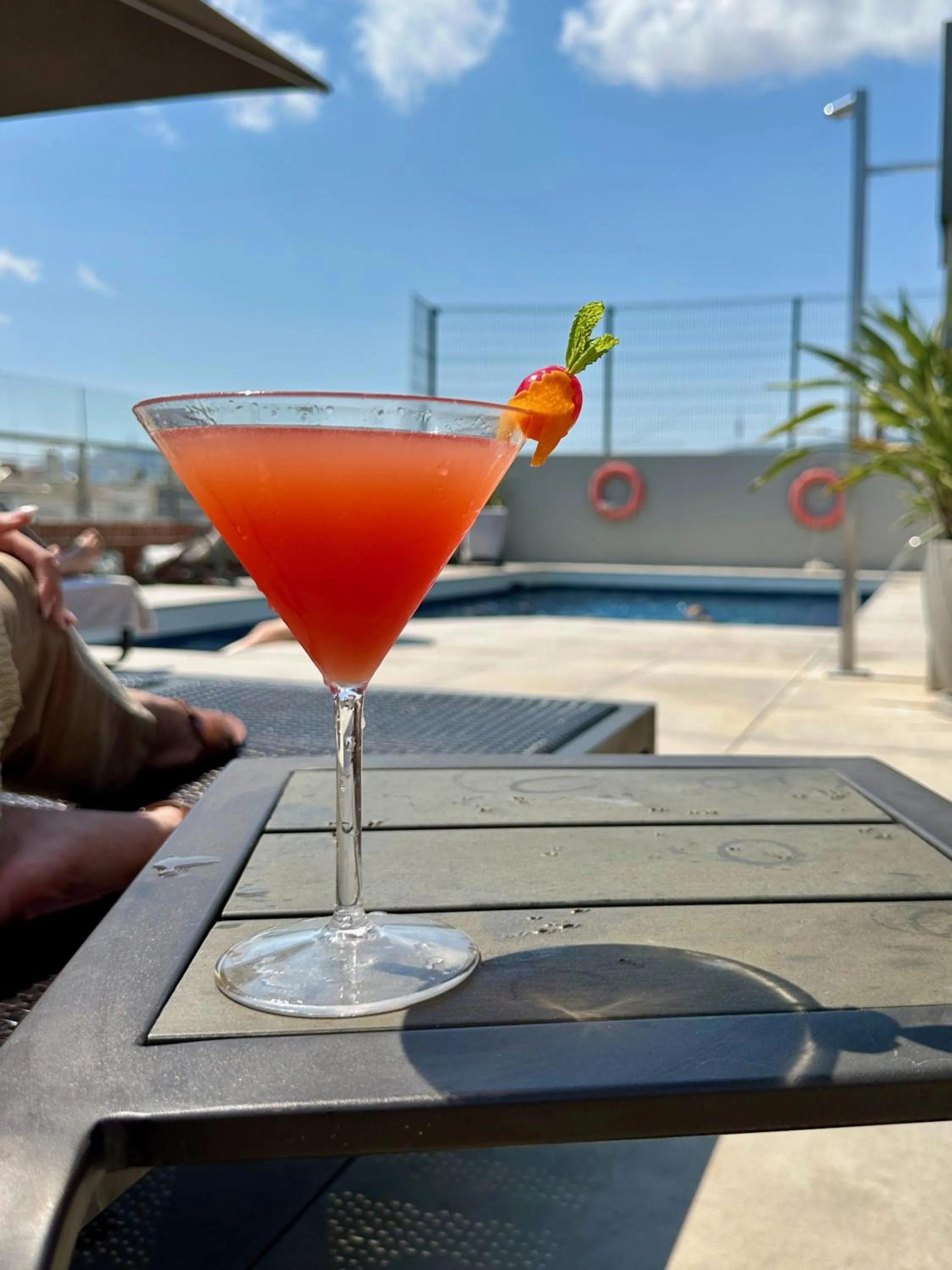 Pool view in Silken Ramblas