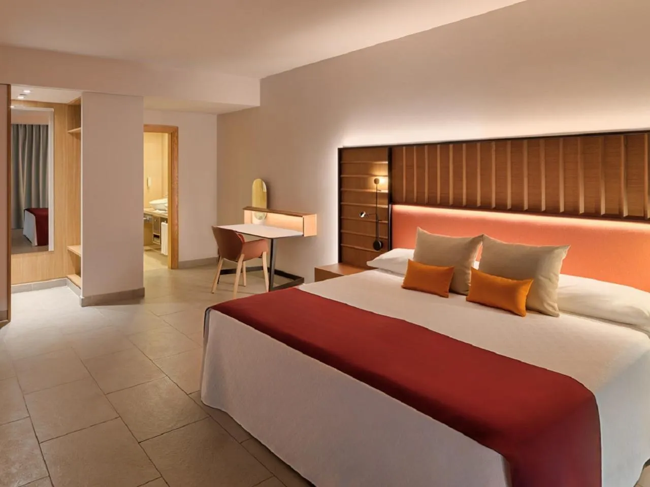 Decorative detail, Bed in Adrián Hoteles Roca Nivaria