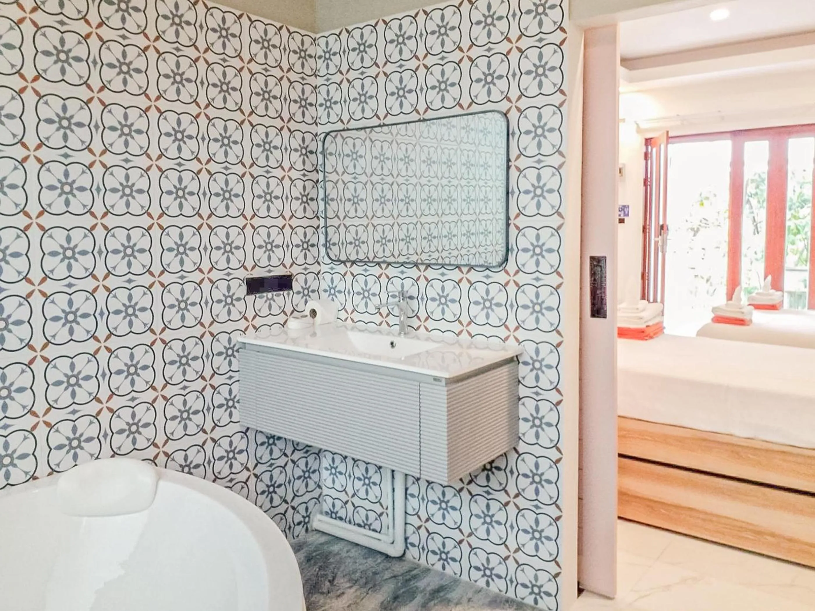 Bathroom, Bed in Kata Forte Resort